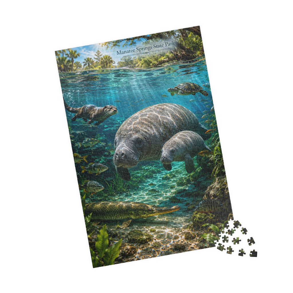 Manatee Springs Underwater Scene Puzzle — 520/1014-Pieces
