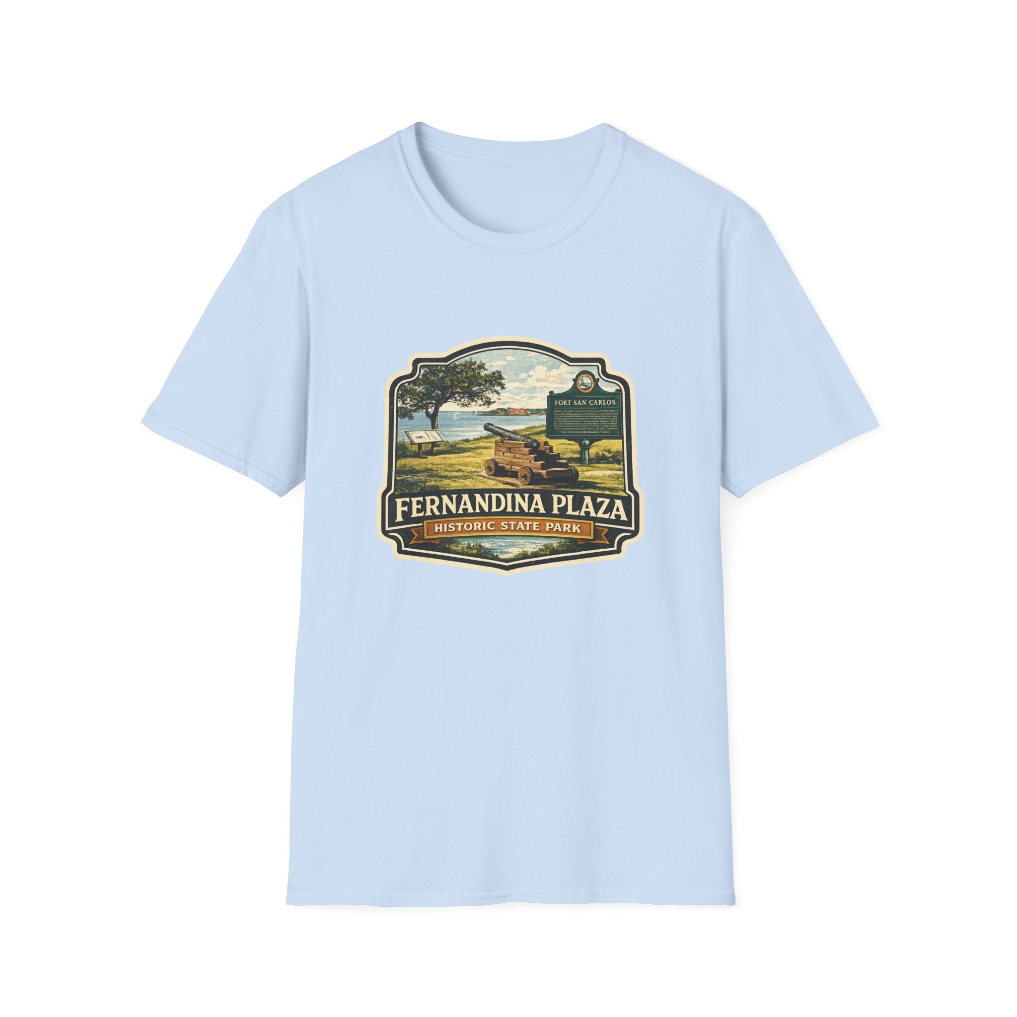 Fernandina Plaza- Retro Tee