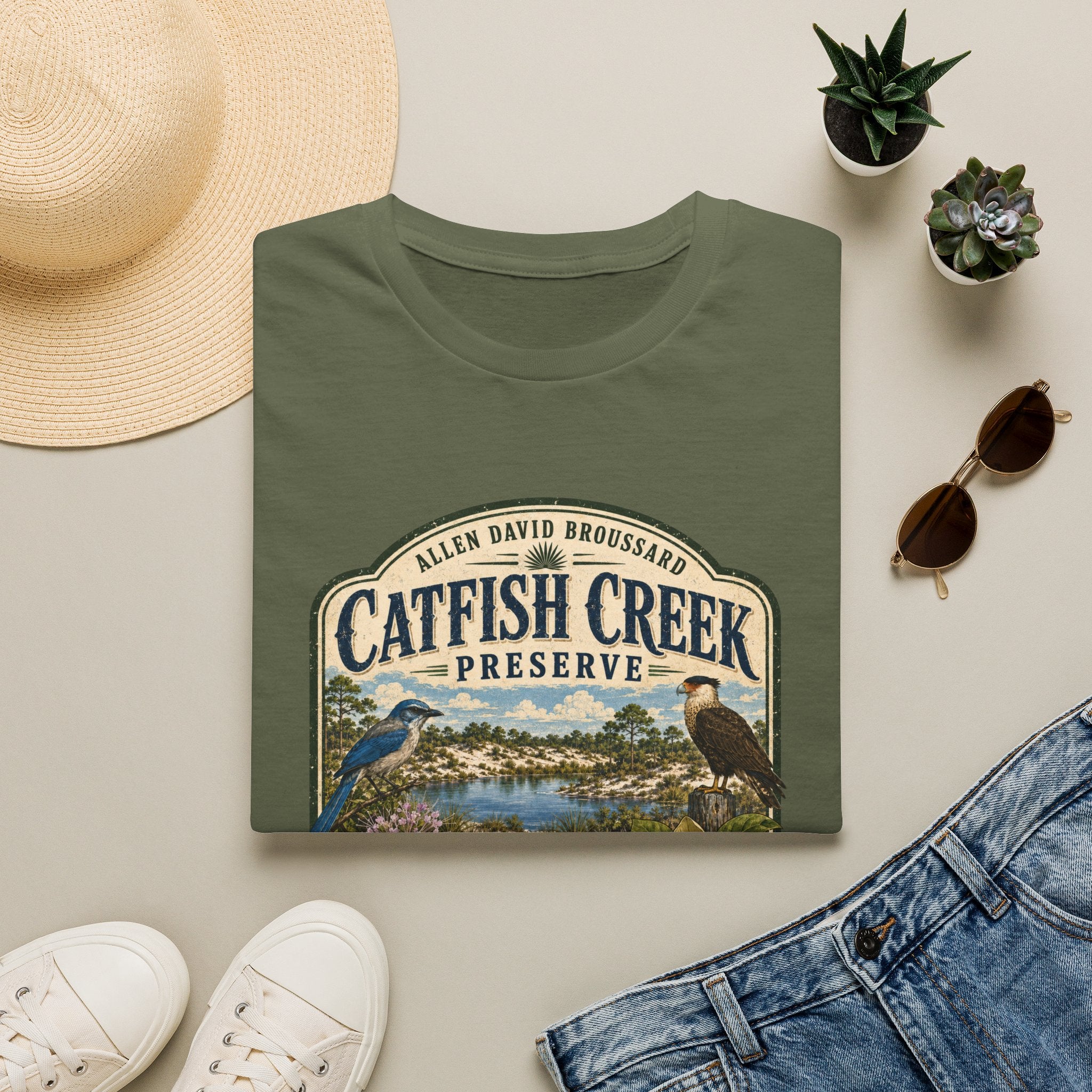 Catfish Creek — Retro Tee