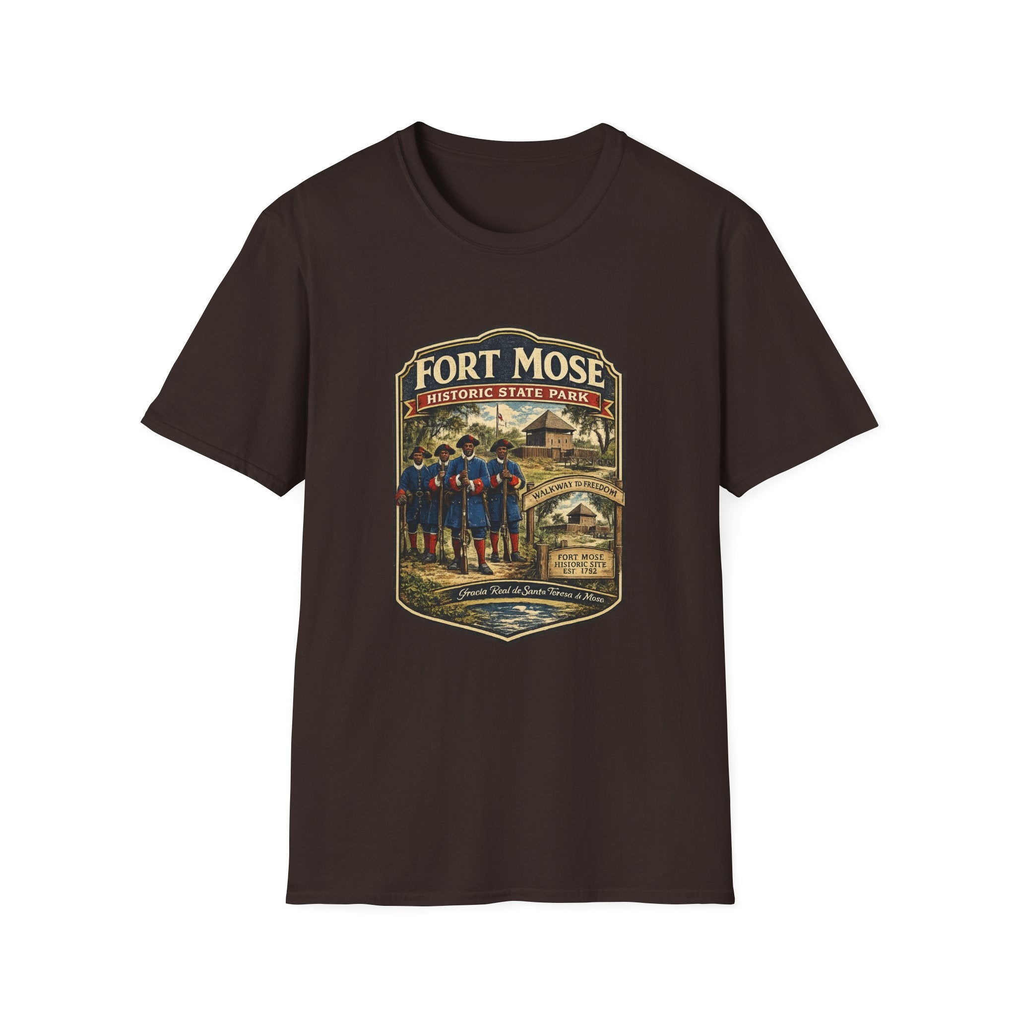 Fort Mose- Retro Tee