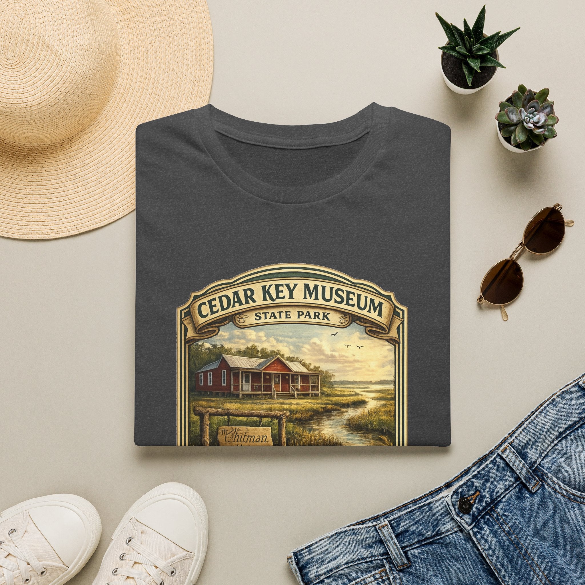 Cedar Key Museum- Retro Tee