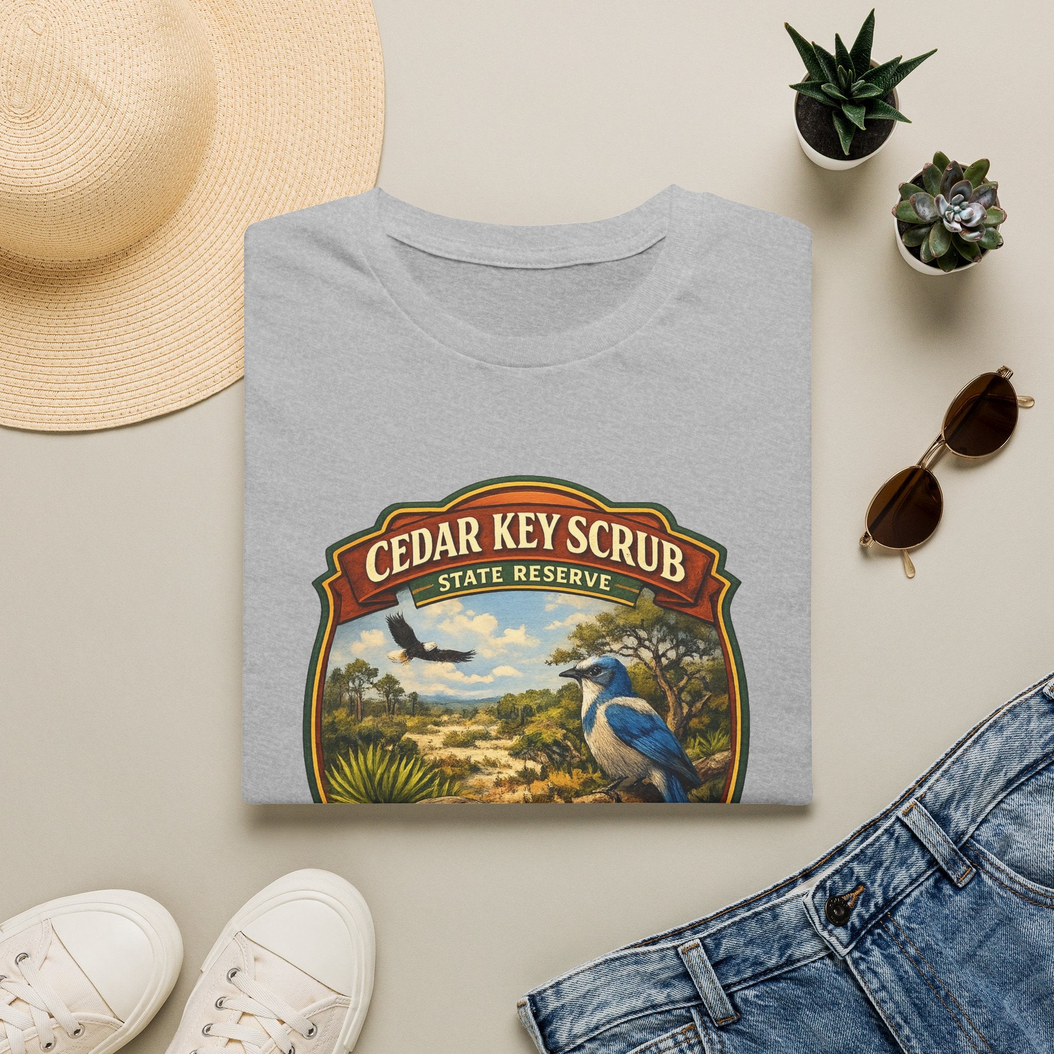 Copy of Cedar Key Scrub- Retro Tee