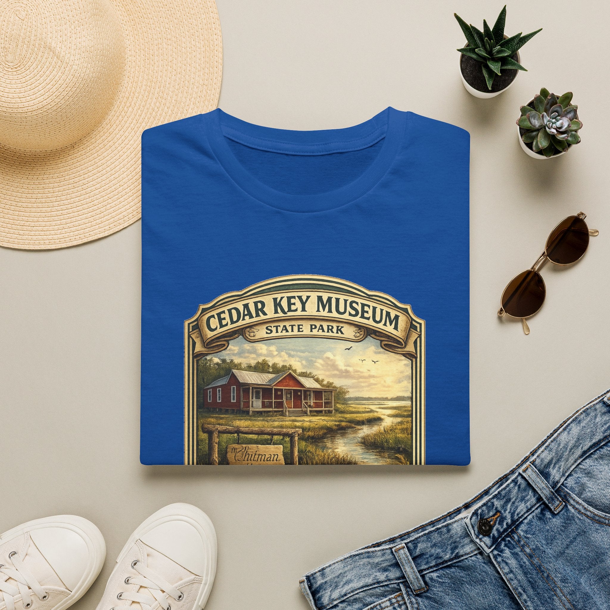 Cedar Key Museum- Retro Tee