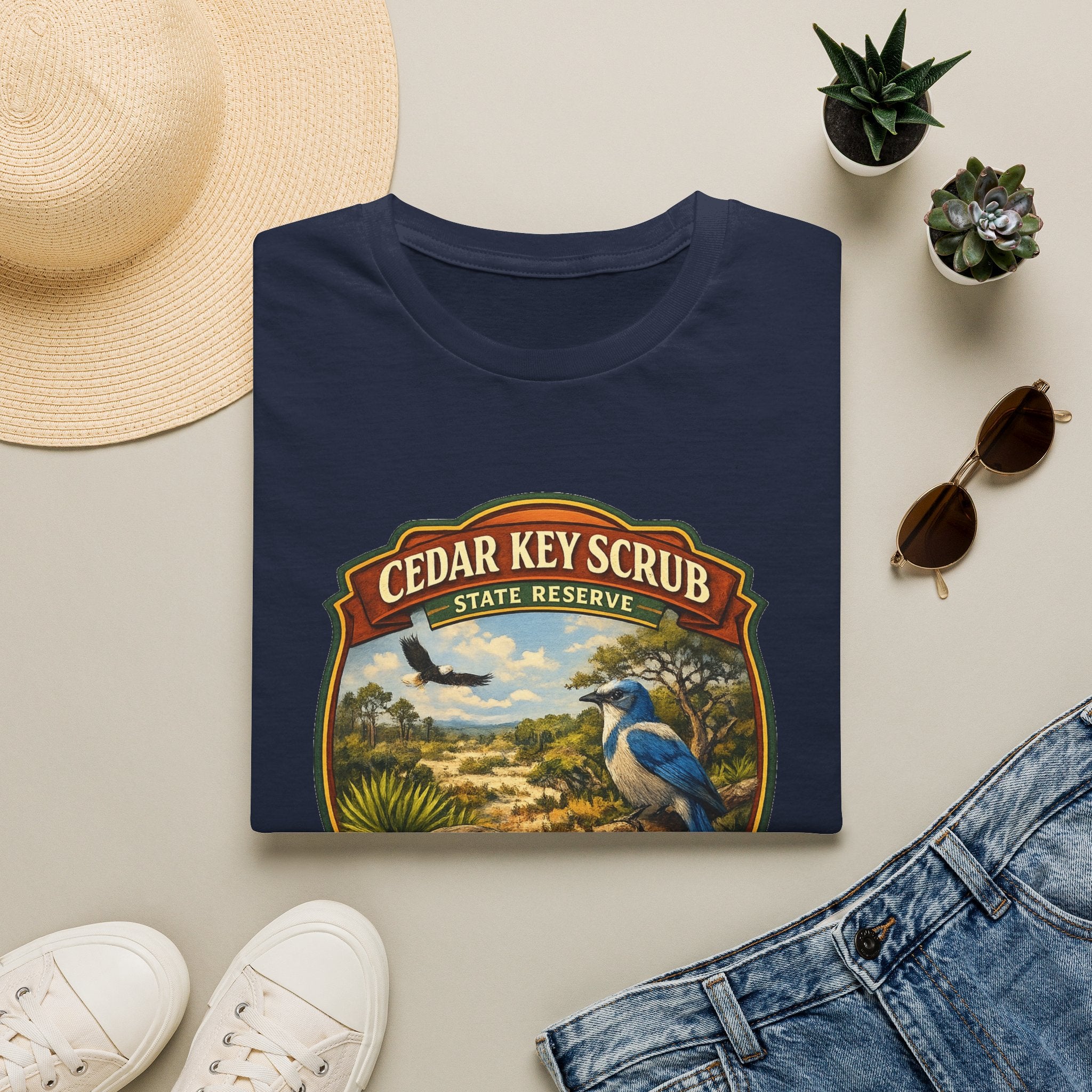 Copy of Cedar Key Scrub- Retro Tee