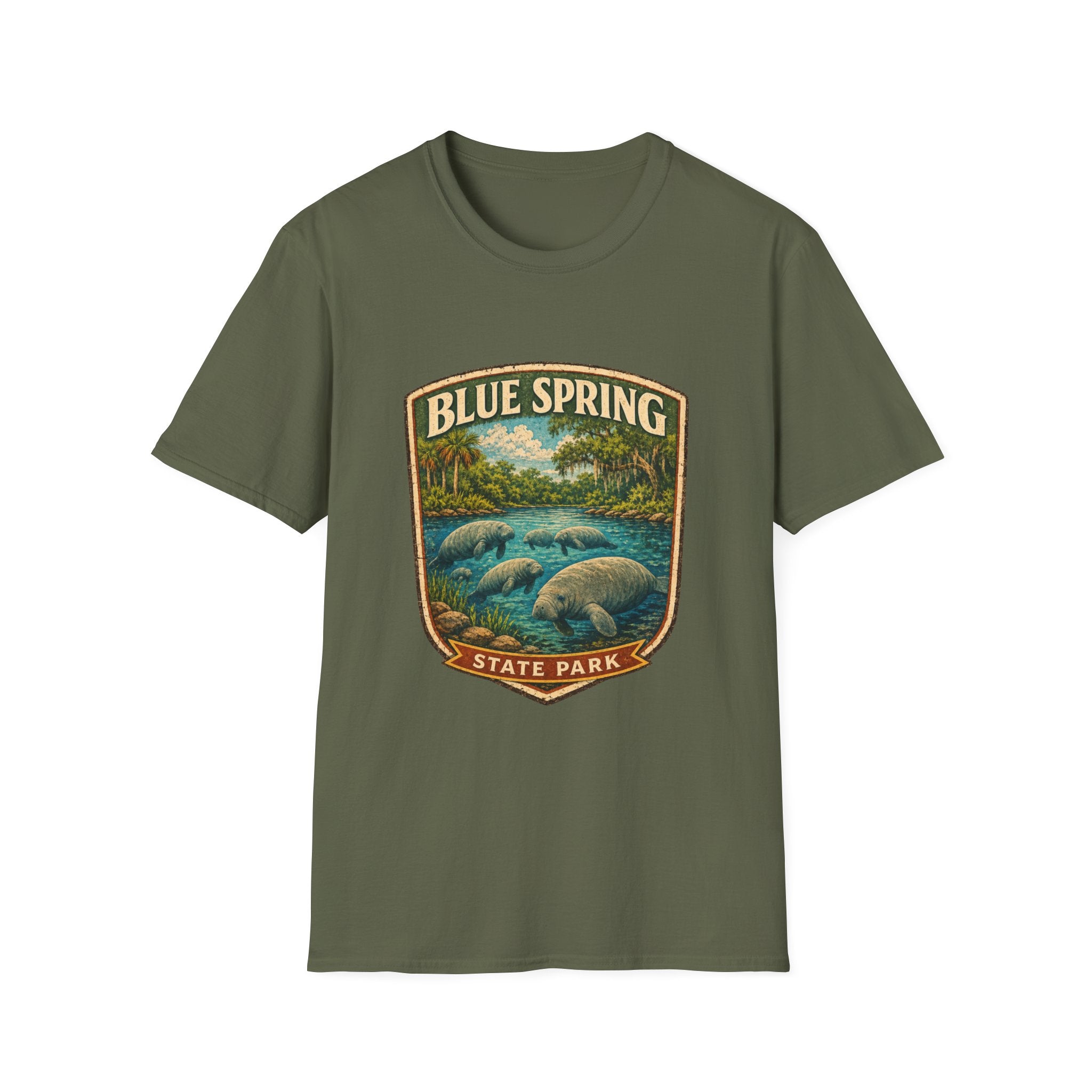 Blue Spring- Retro Tee
