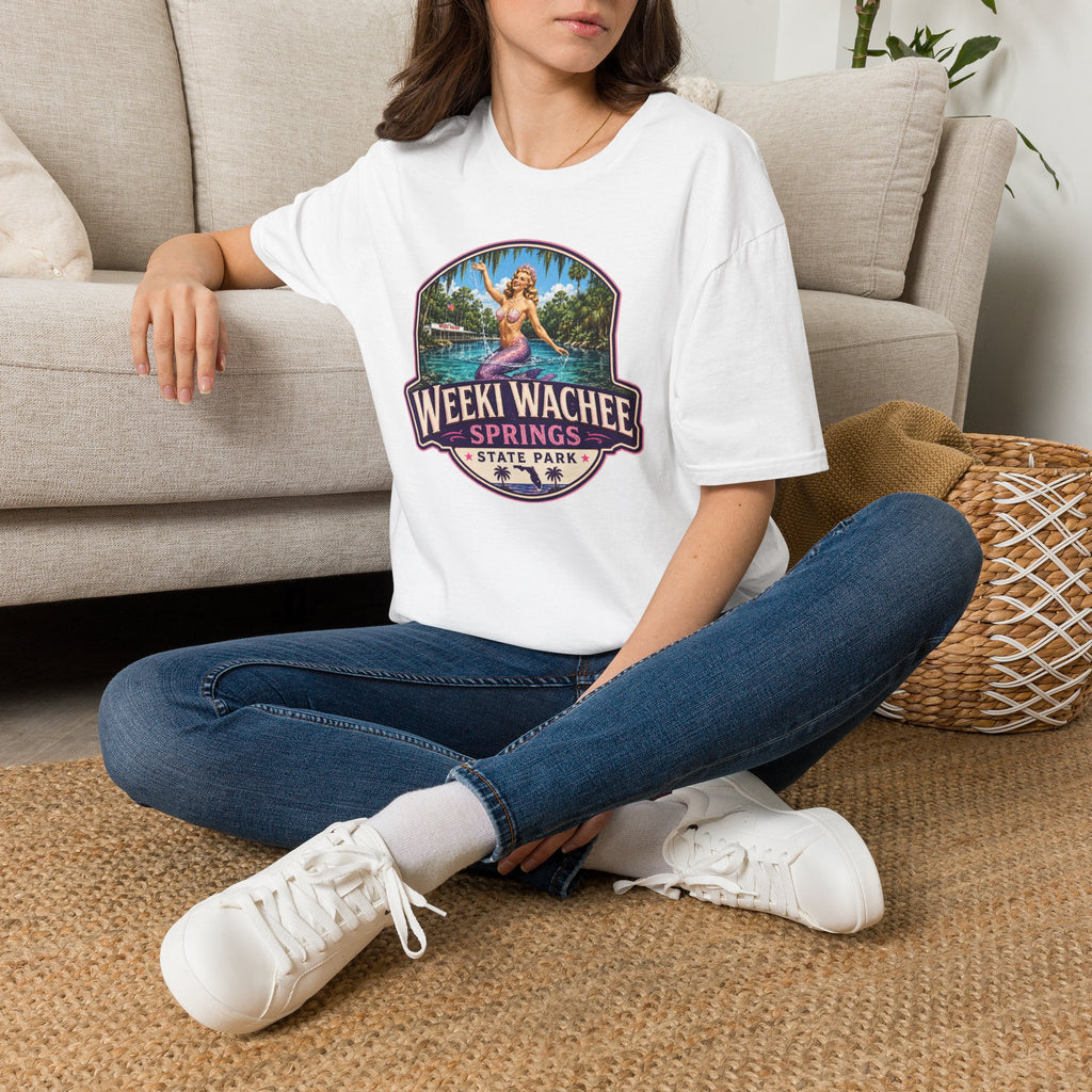 Weeki Wachee Springs — Retro Tee Pink