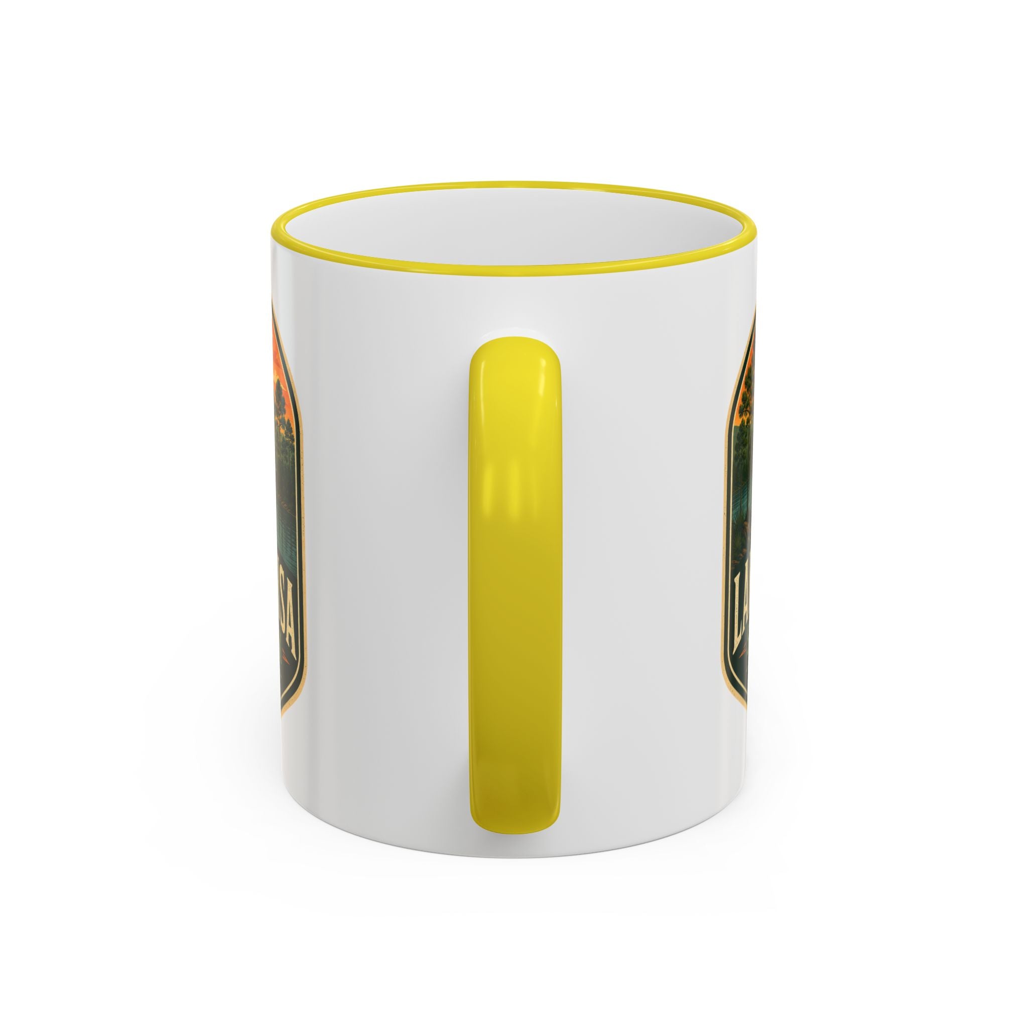 Lake Louisa Sunset Mug — Accent Rim & Handle 11oz/15oz
