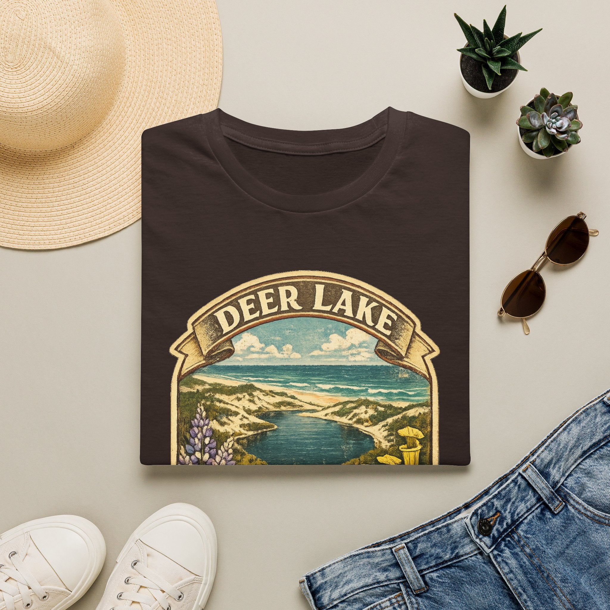 Deer Lake- Retro Tee