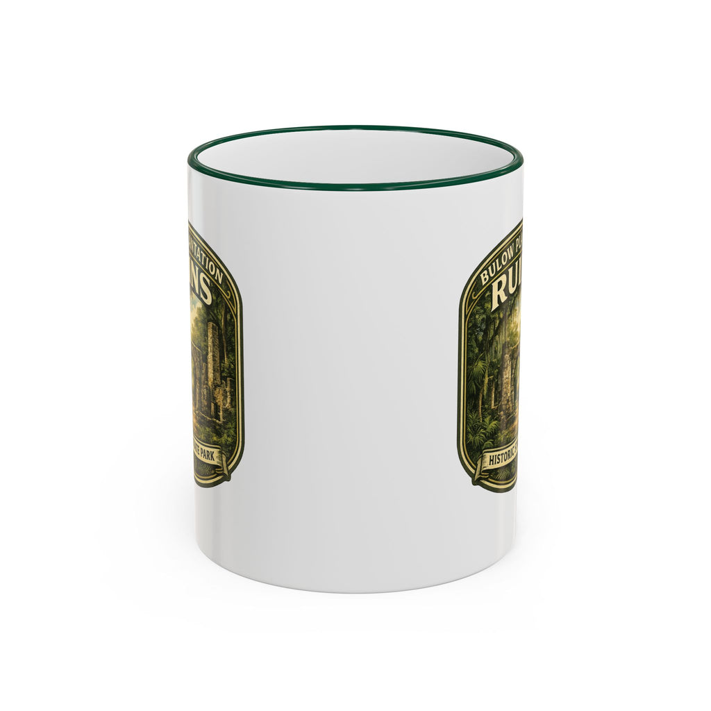 Bulow Ruins Vintage Mug — Accent Rim & Handle 11oz/15oz