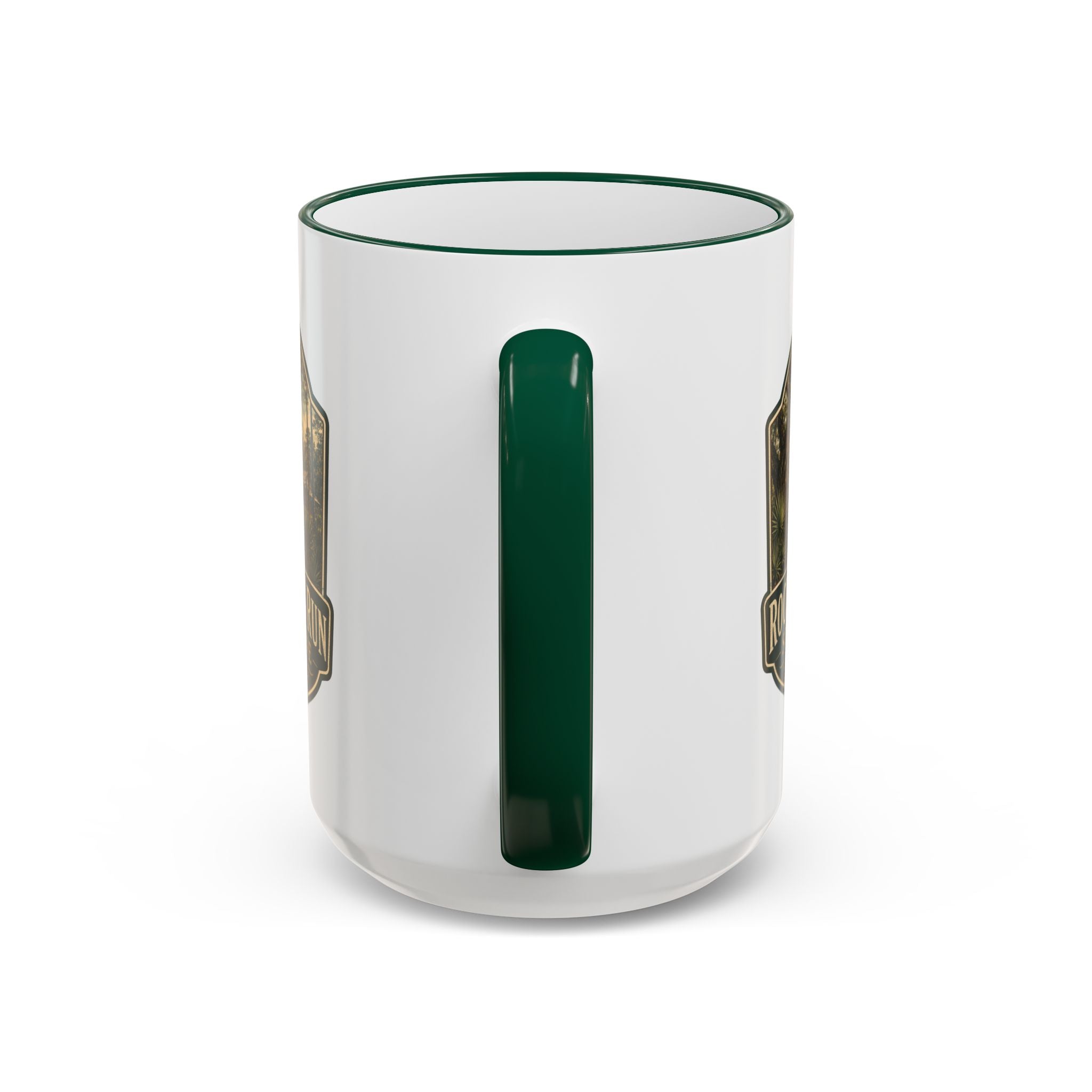 Rock Springs Run Vintage Mug — Accent Rim & Handle 11oz/15oz