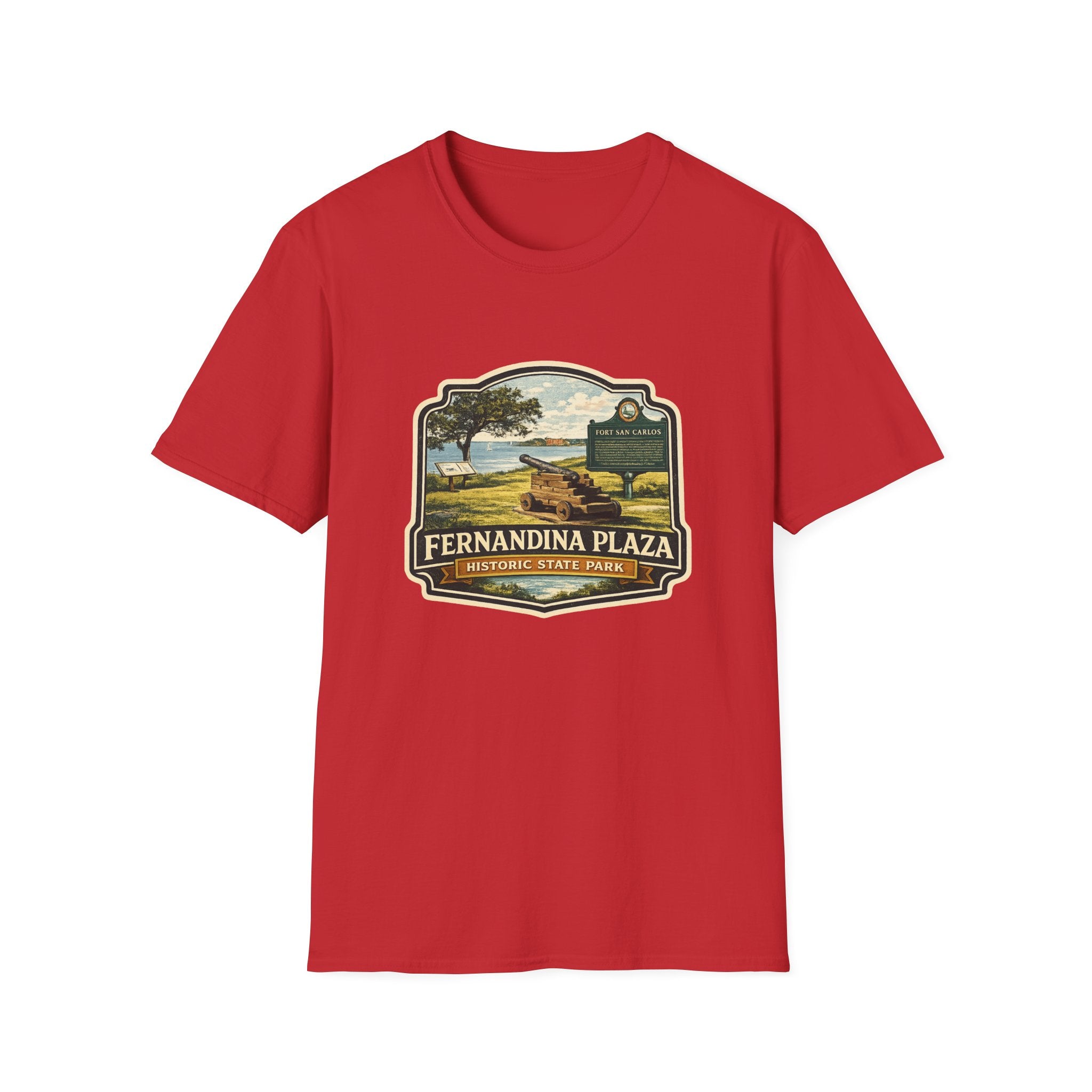 Fernandina Plaza- Retro Tee