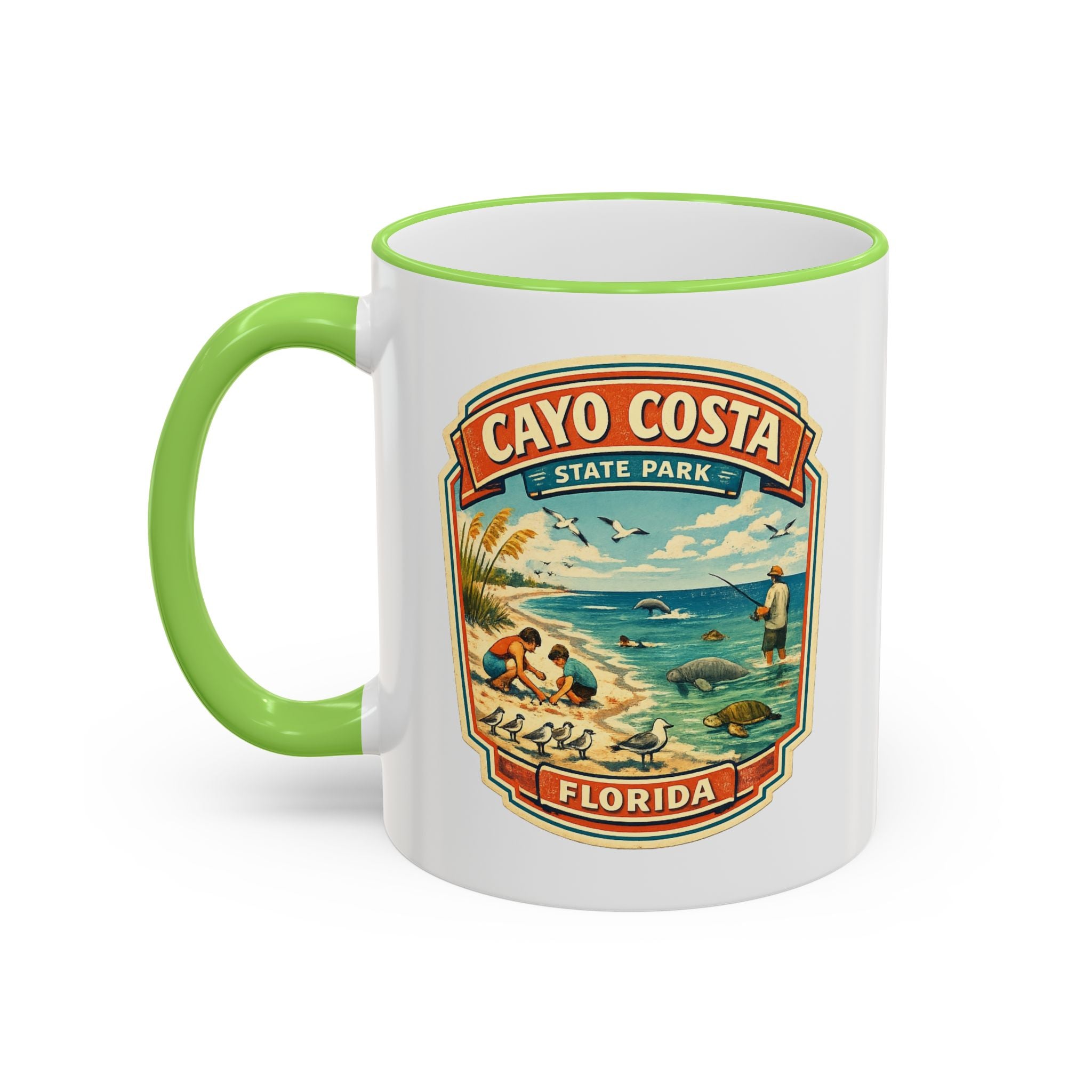 Cayo Costa Accent Rim & Handle 11oz/15oz