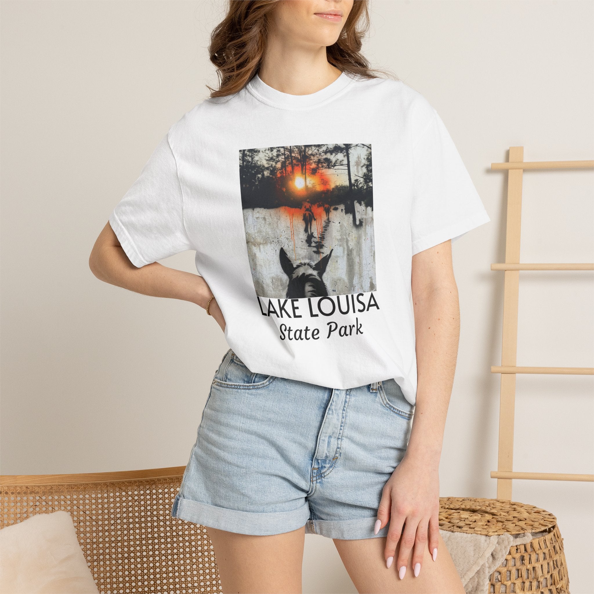 Graffiti Sunset Trail Ride T-shirt
