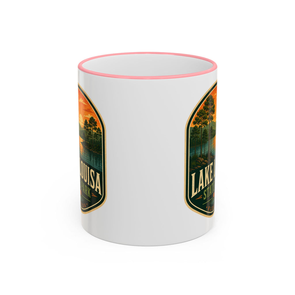 Lake Louisa Sunset Mug — Accent Rim & Handle 11oz/15oz