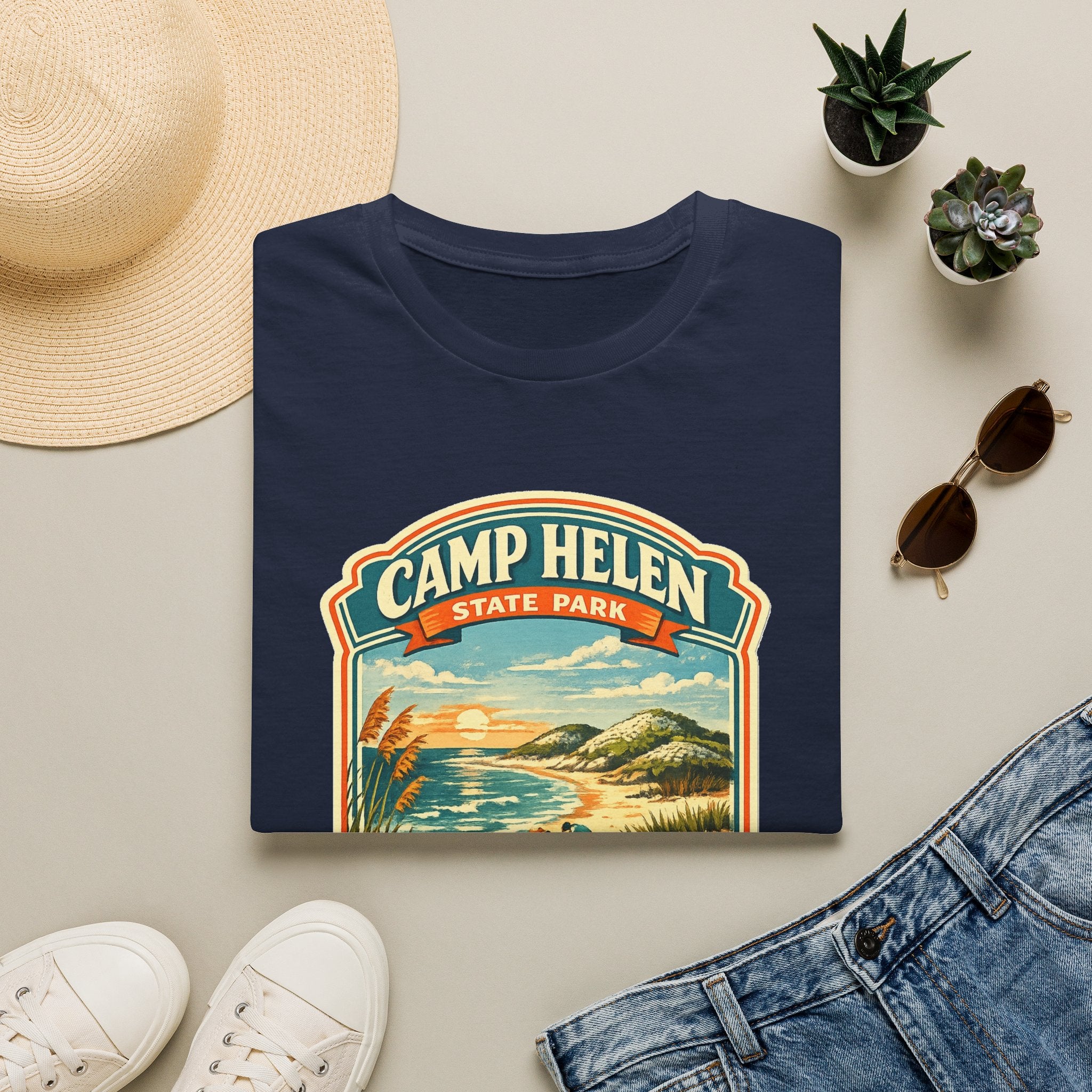 Camp Helen- Retro Tee