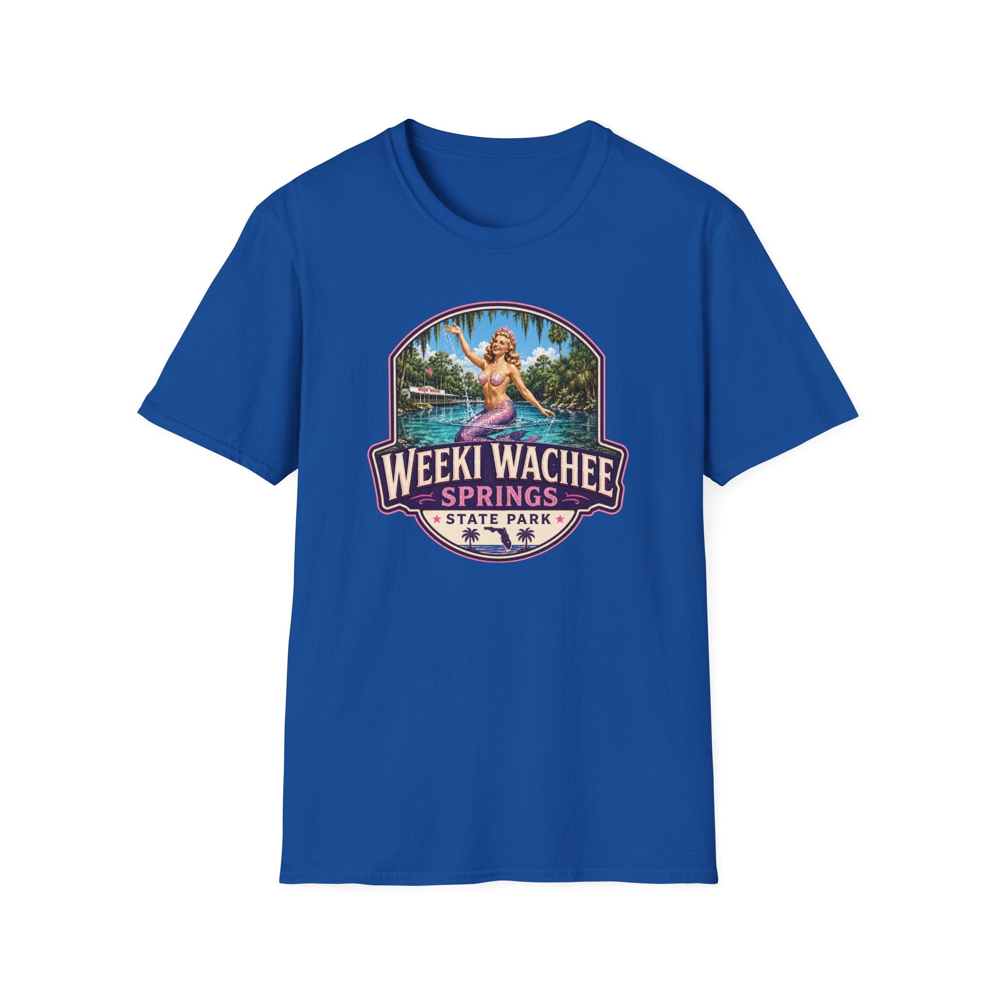 Weeki Wachee Springs — Retro Tee Pink