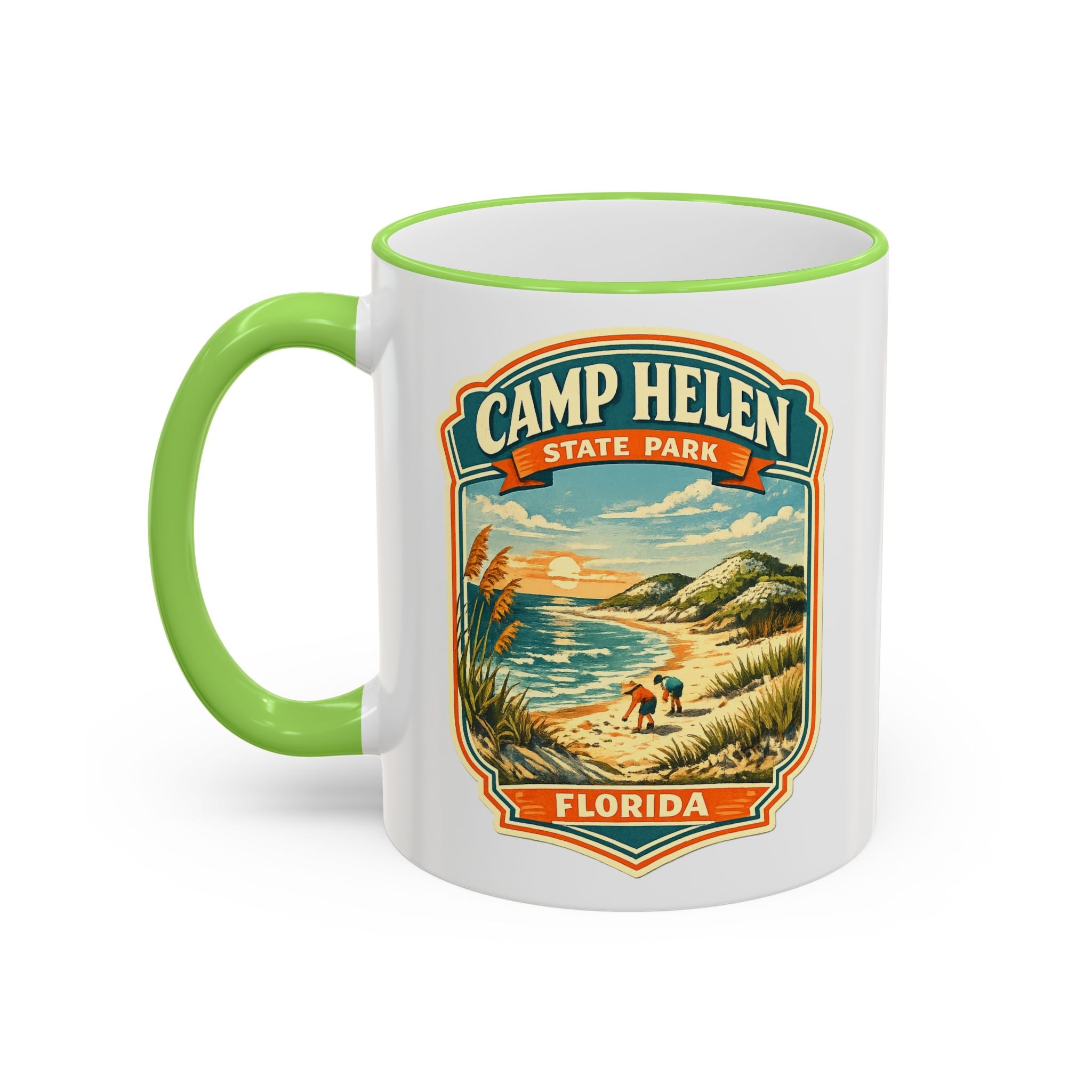 Camp Helen Accent Rim & Handle 11oz/15oz