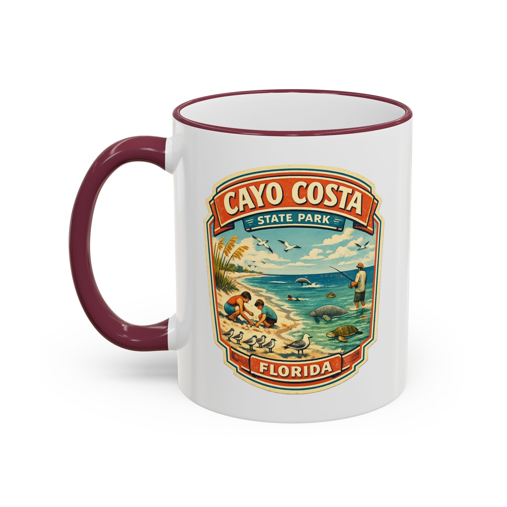 Cayo Costa Accent Rim & Handle 11oz/15oz