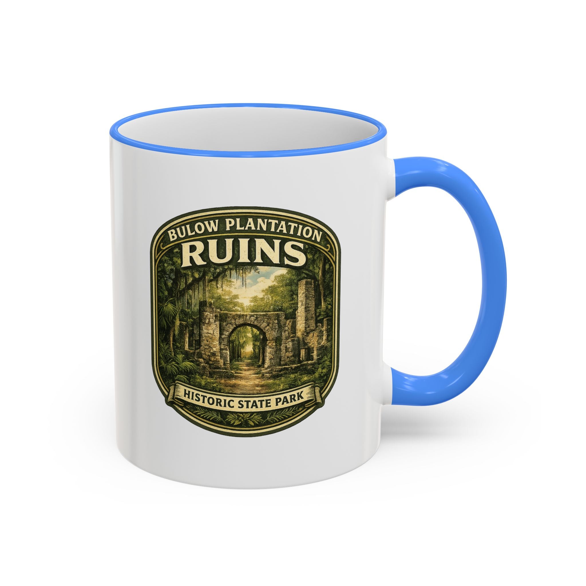 Alafia River Vintage Mug — Accent Rim & Handle 11oz/15oz
