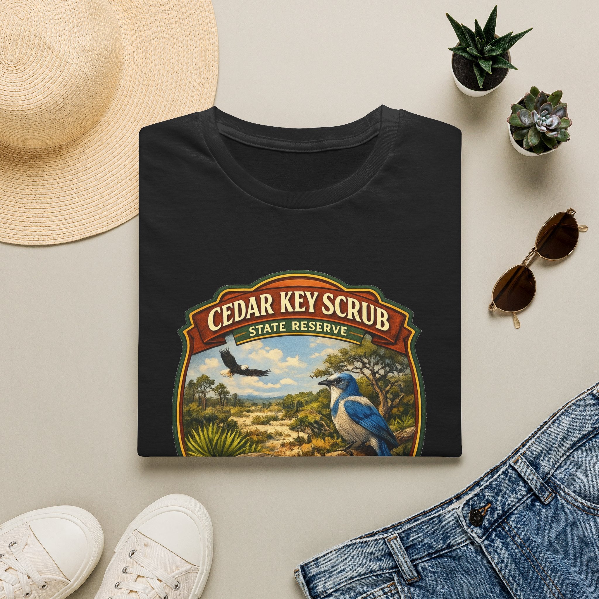 Copy of Cedar Key Scrub- Retro Tee