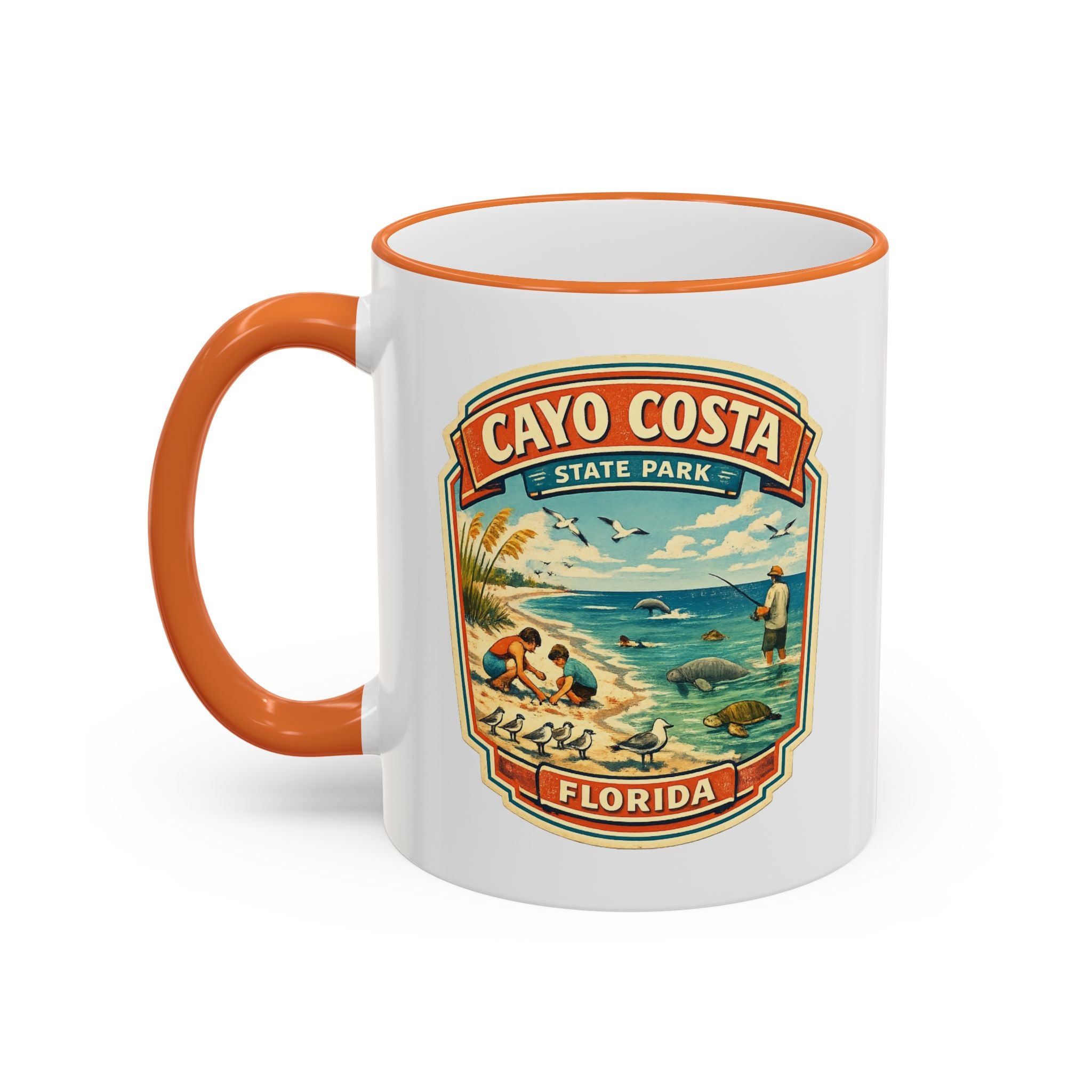 Cayo Costa Accent Rim & Handle 11oz/15oz