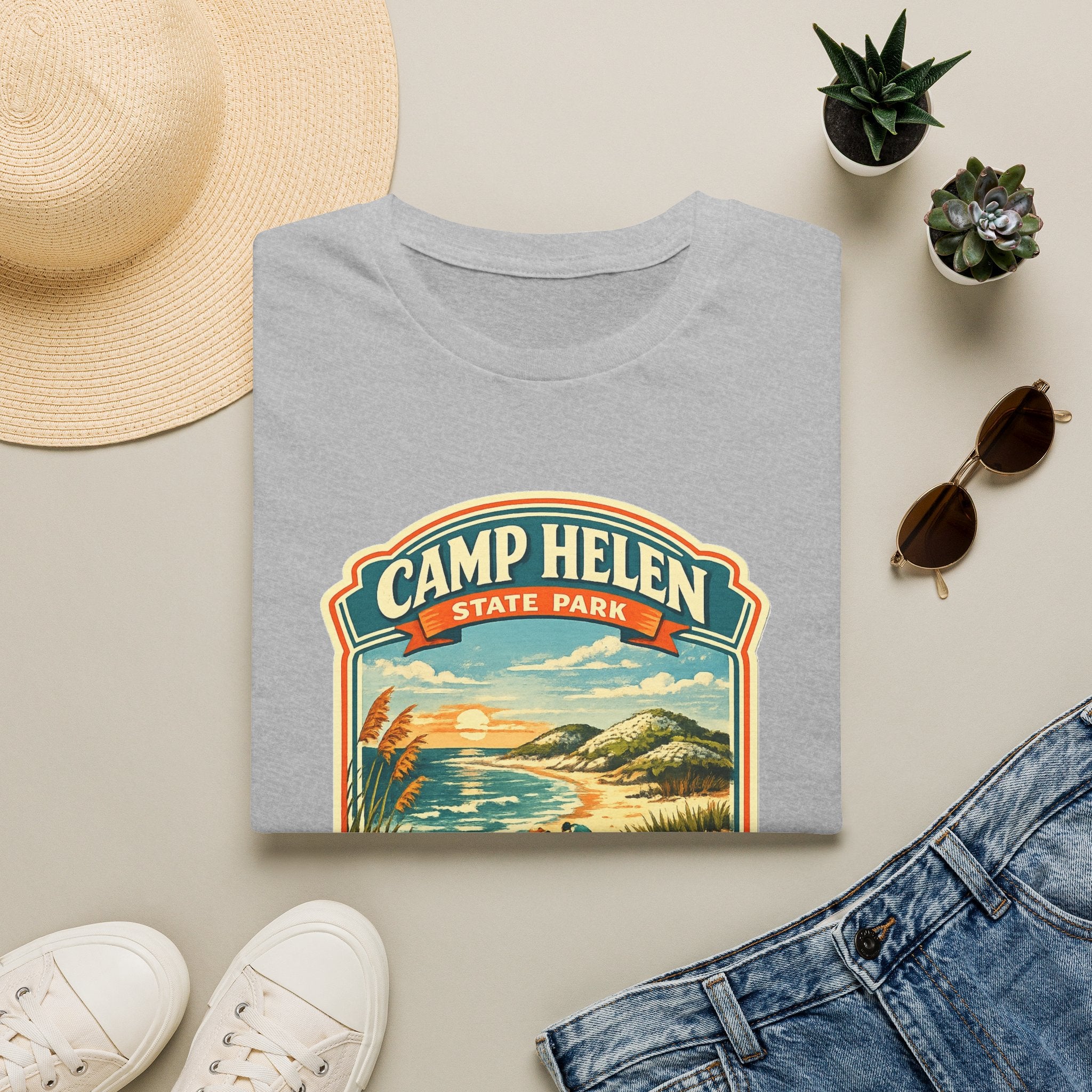 Camp Helen- Retro Tee
