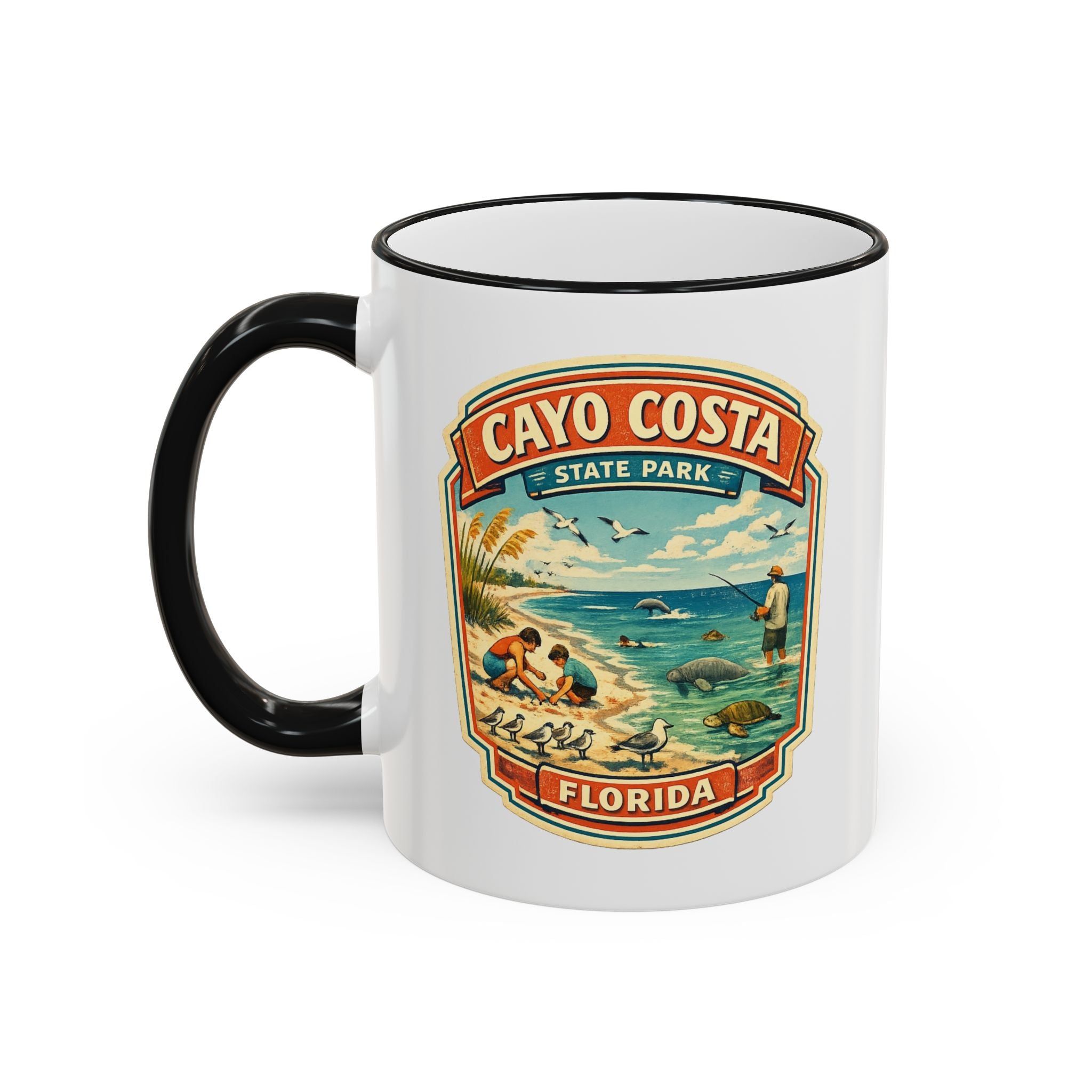 Cayo Costa Accent Rim & Handle 11oz/15oz