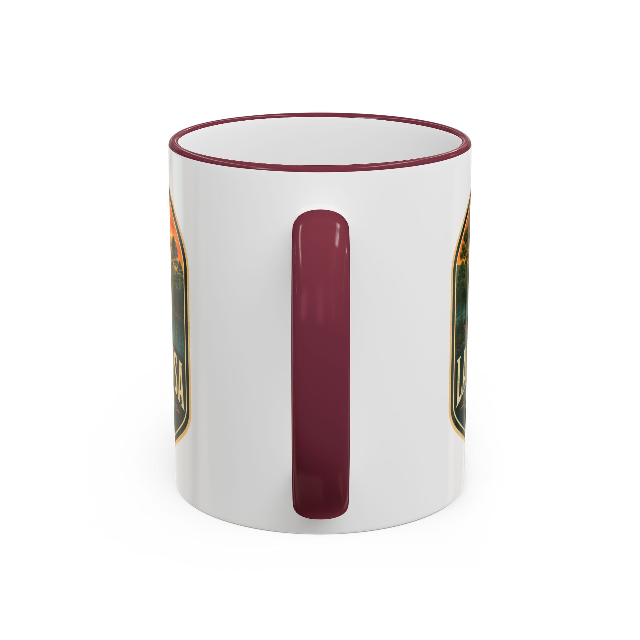Lake Louisa Sunset Mug — Accent Rim & Handle 11oz/15oz