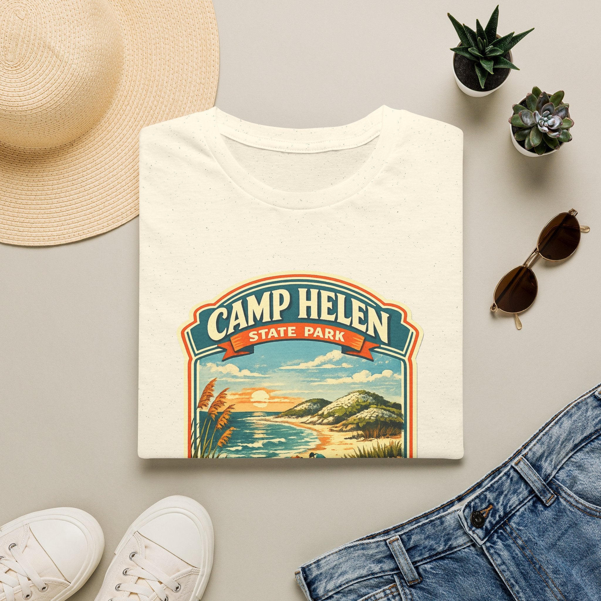 Camp Helen- Retro Tee