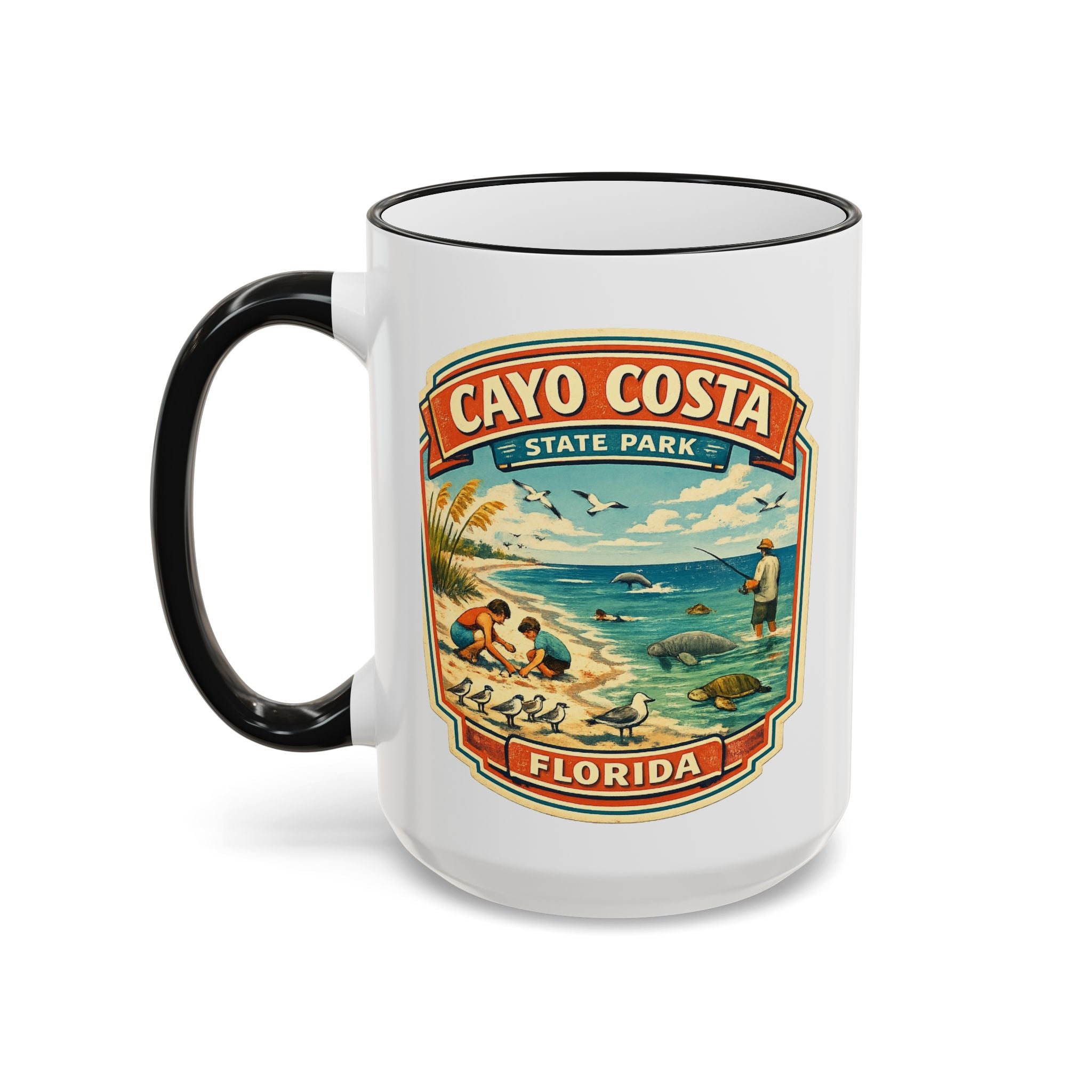 Cayo Costa Accent Rim & Handle 11oz/15oz