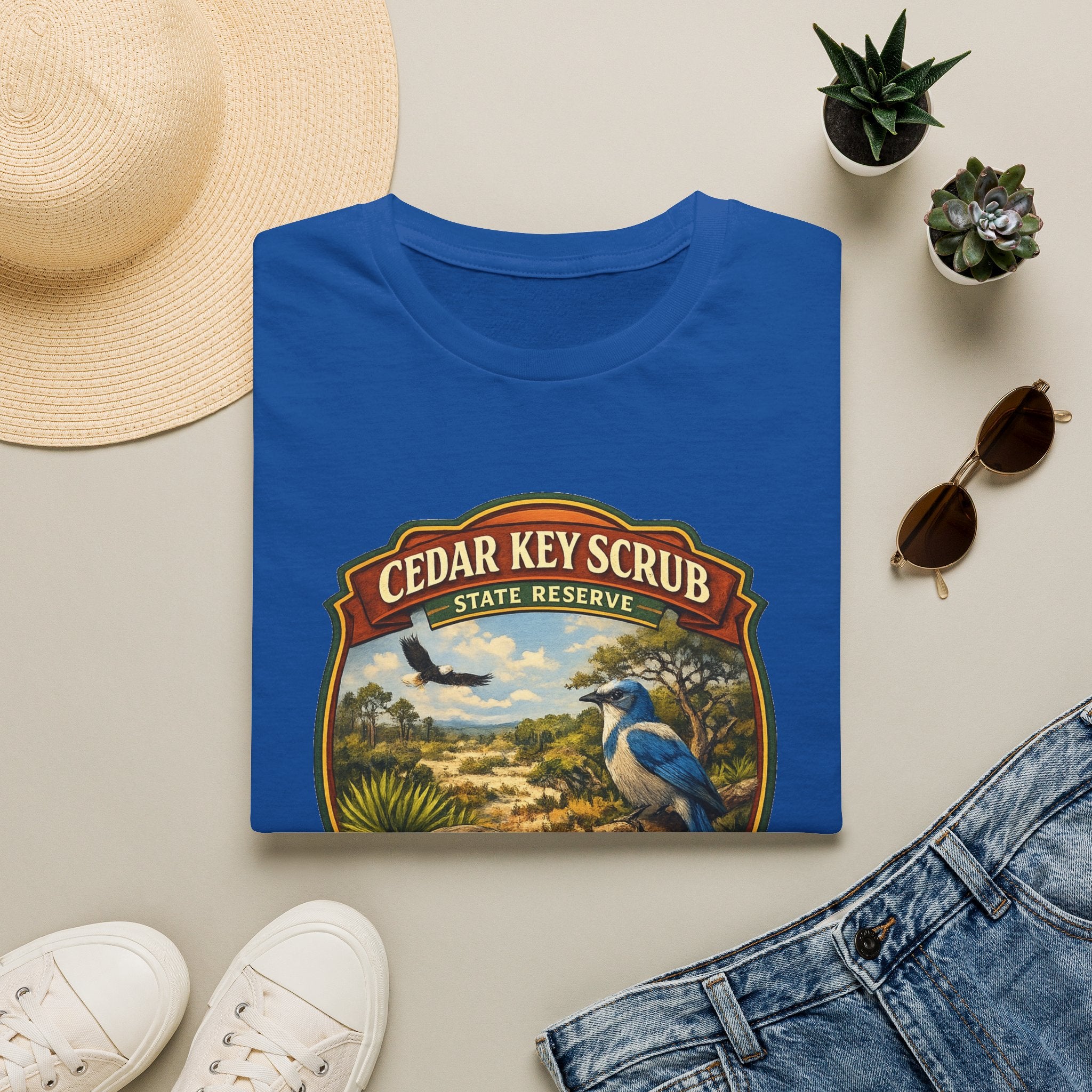 Copy of Cedar Key Scrub- Retro Tee
