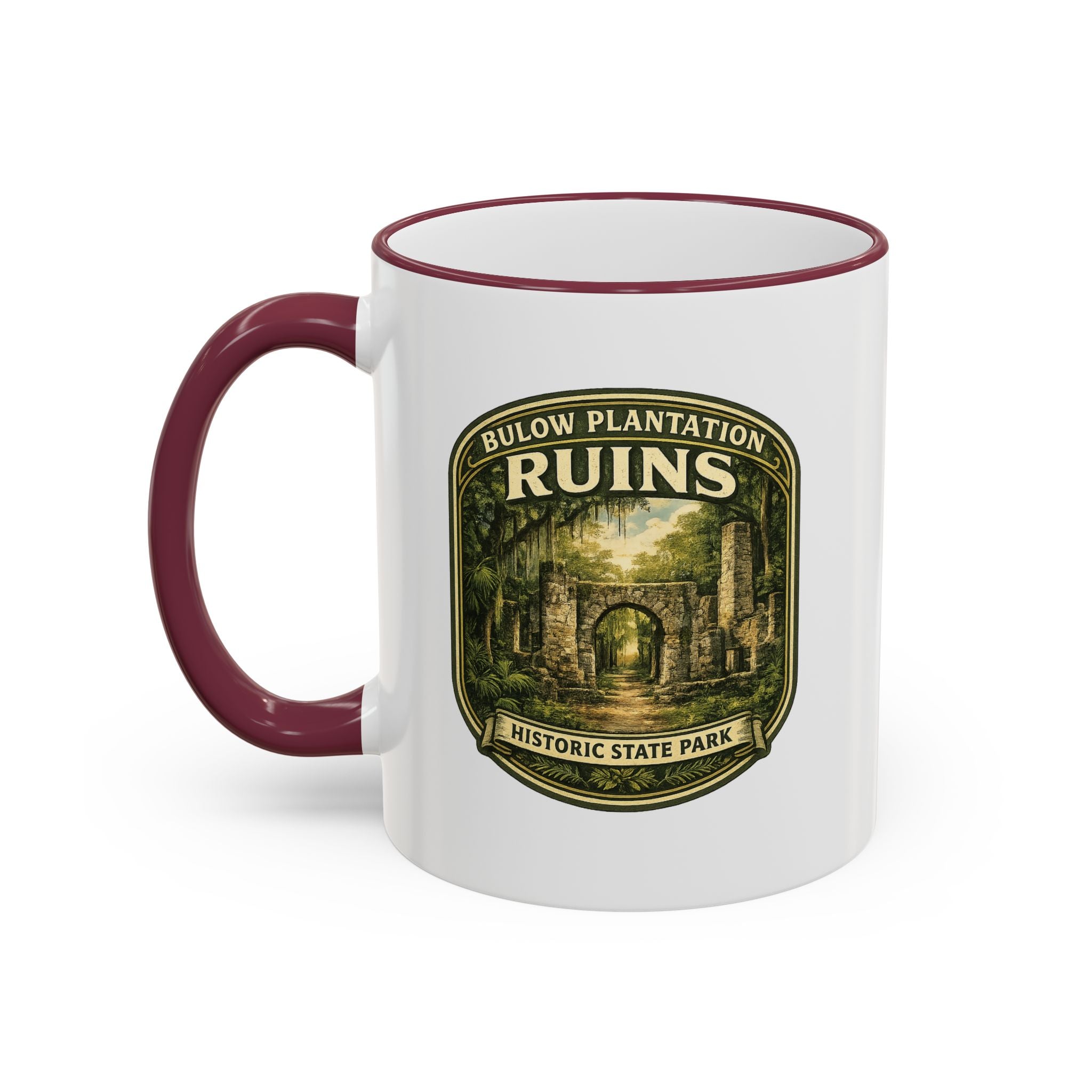 Alafia River Vintage Mug — Accent Rim & Handle 11oz/15oz
