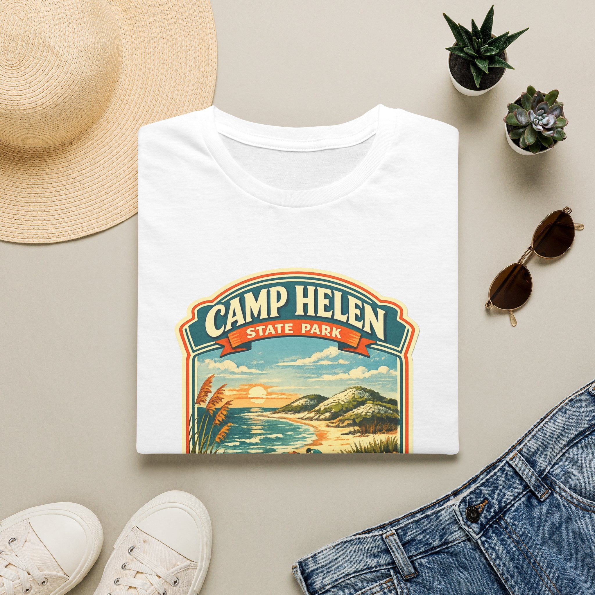 Camp Helen- Retro Tee