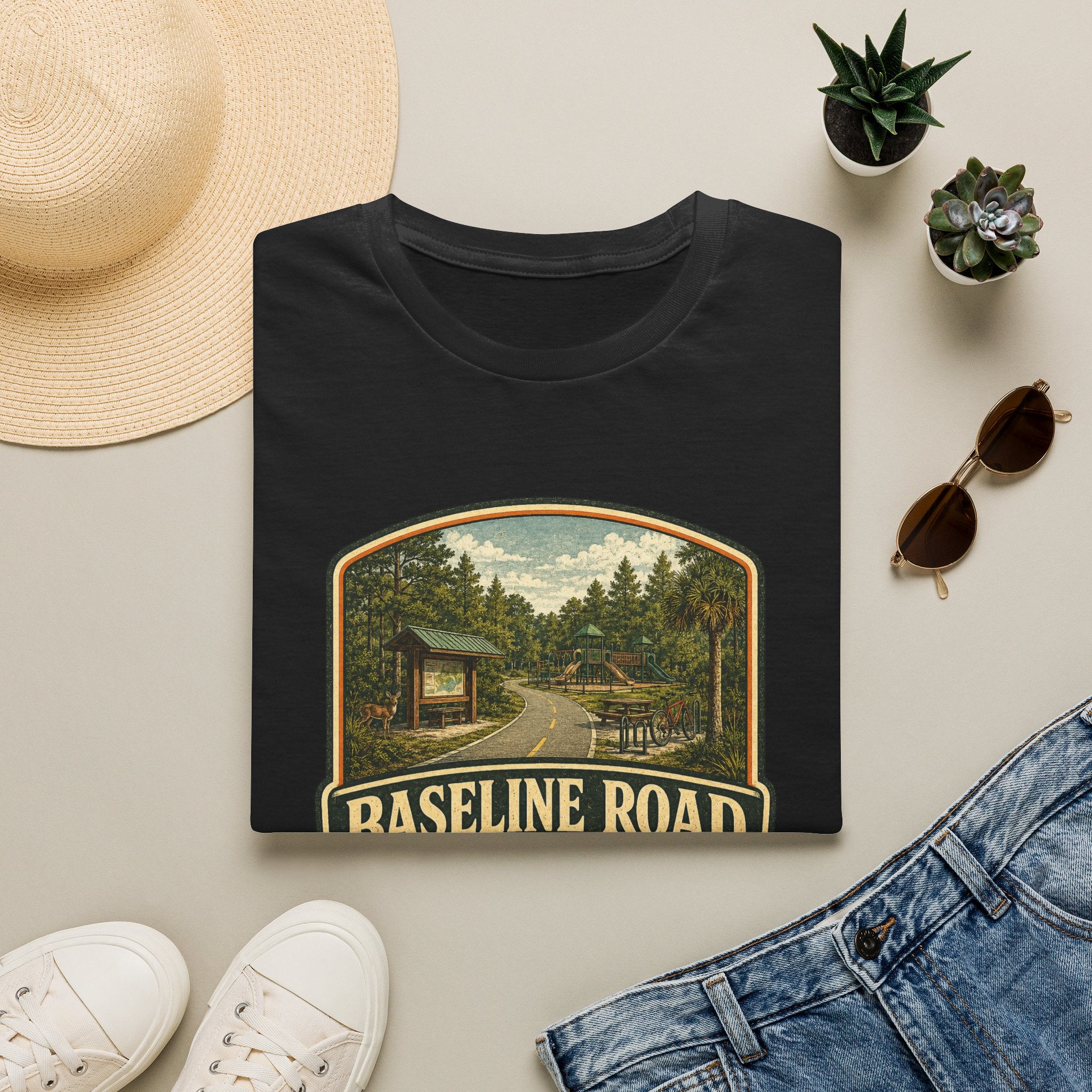 Baseline Road - Retro Tee