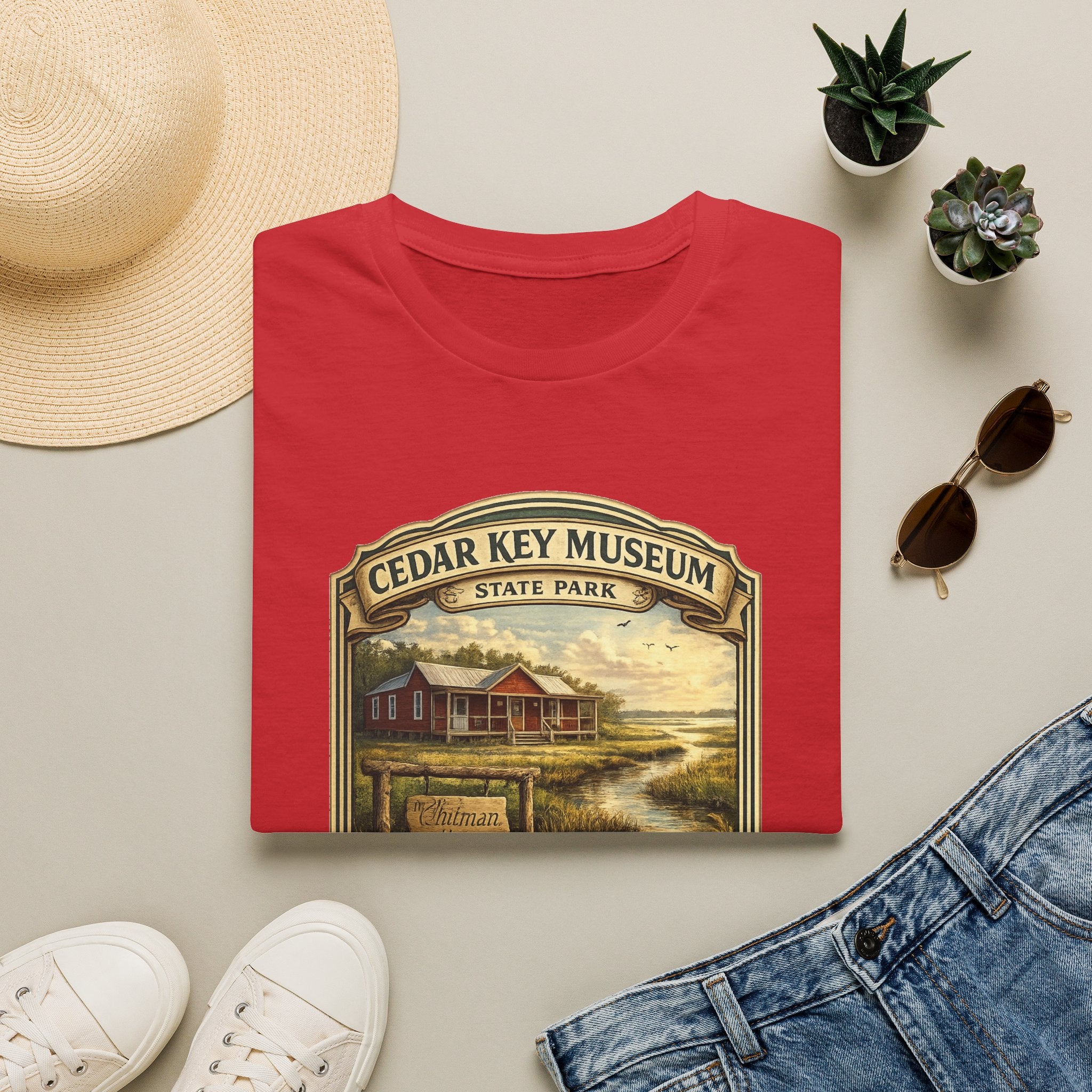 Cedar Key Museum- Retro Tee