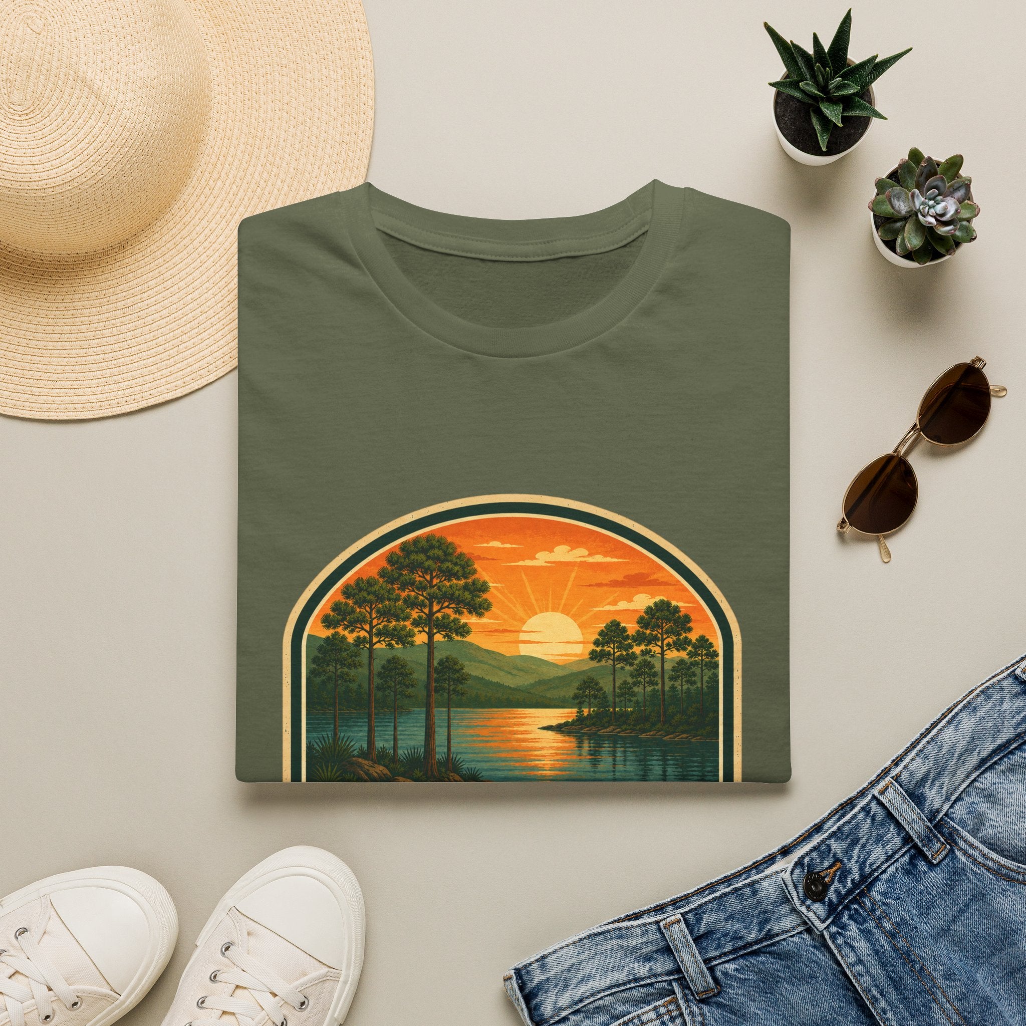Lake Louisa — Retro Tee