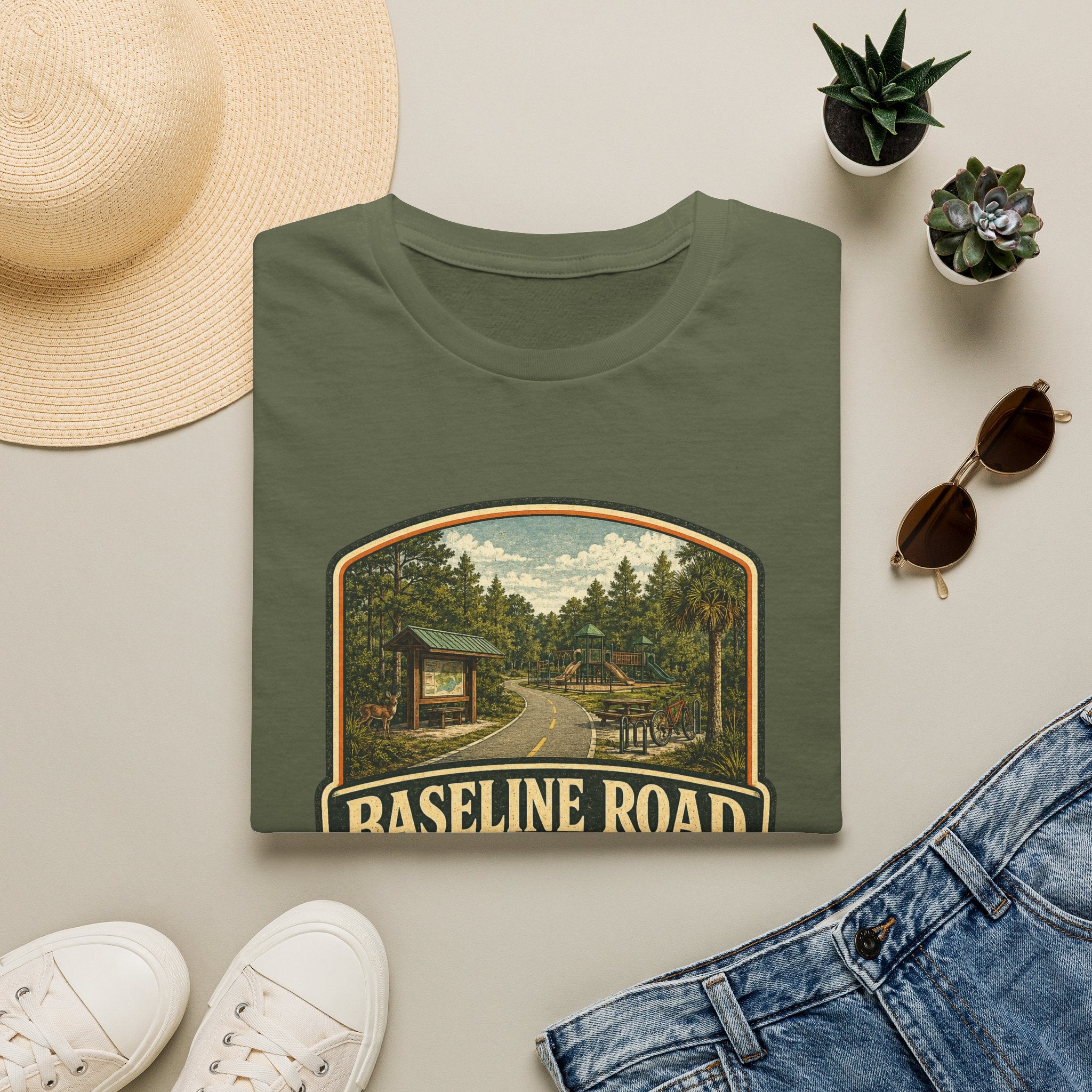 Baseline Road - Retro Tee
