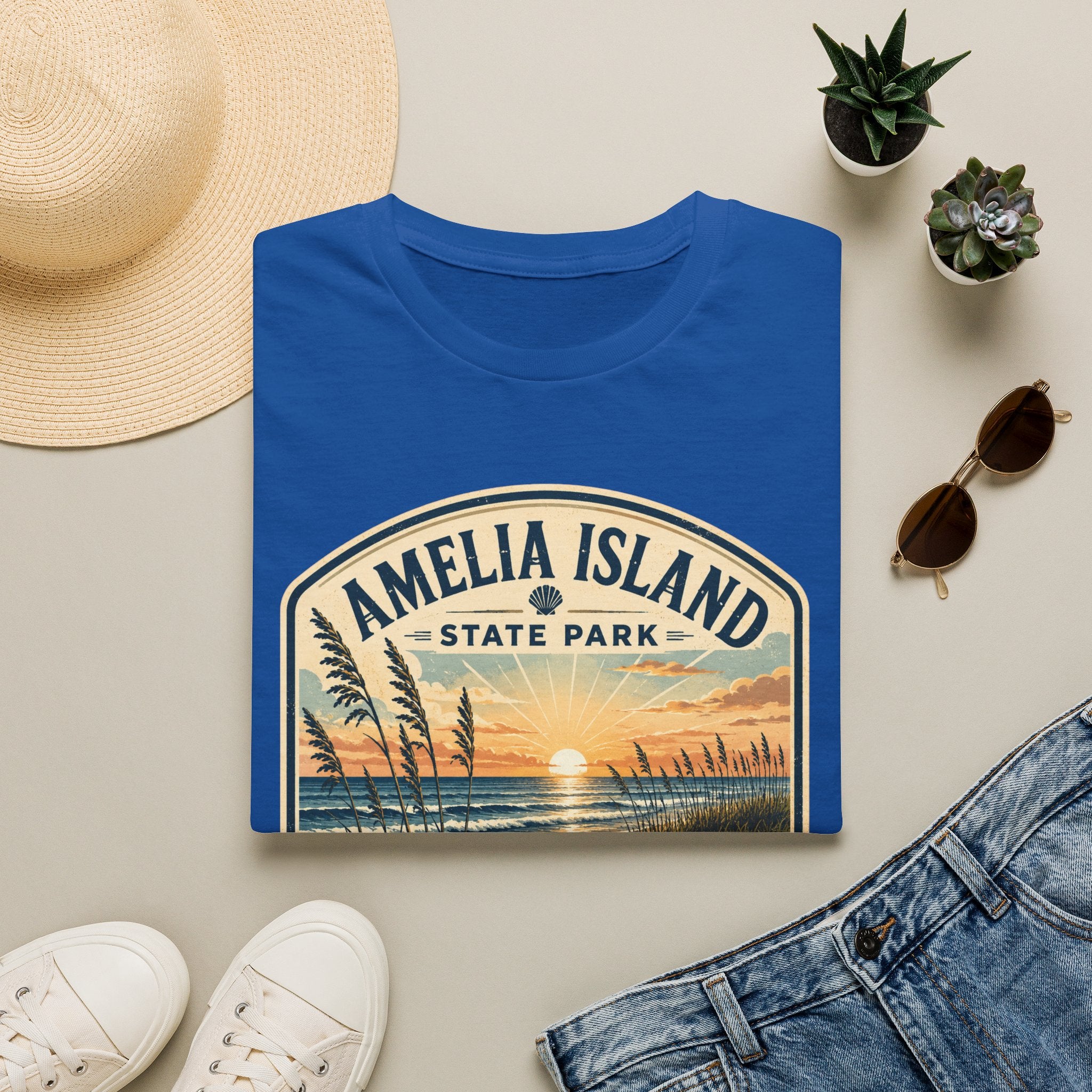 Amelia Island — Retro Tee