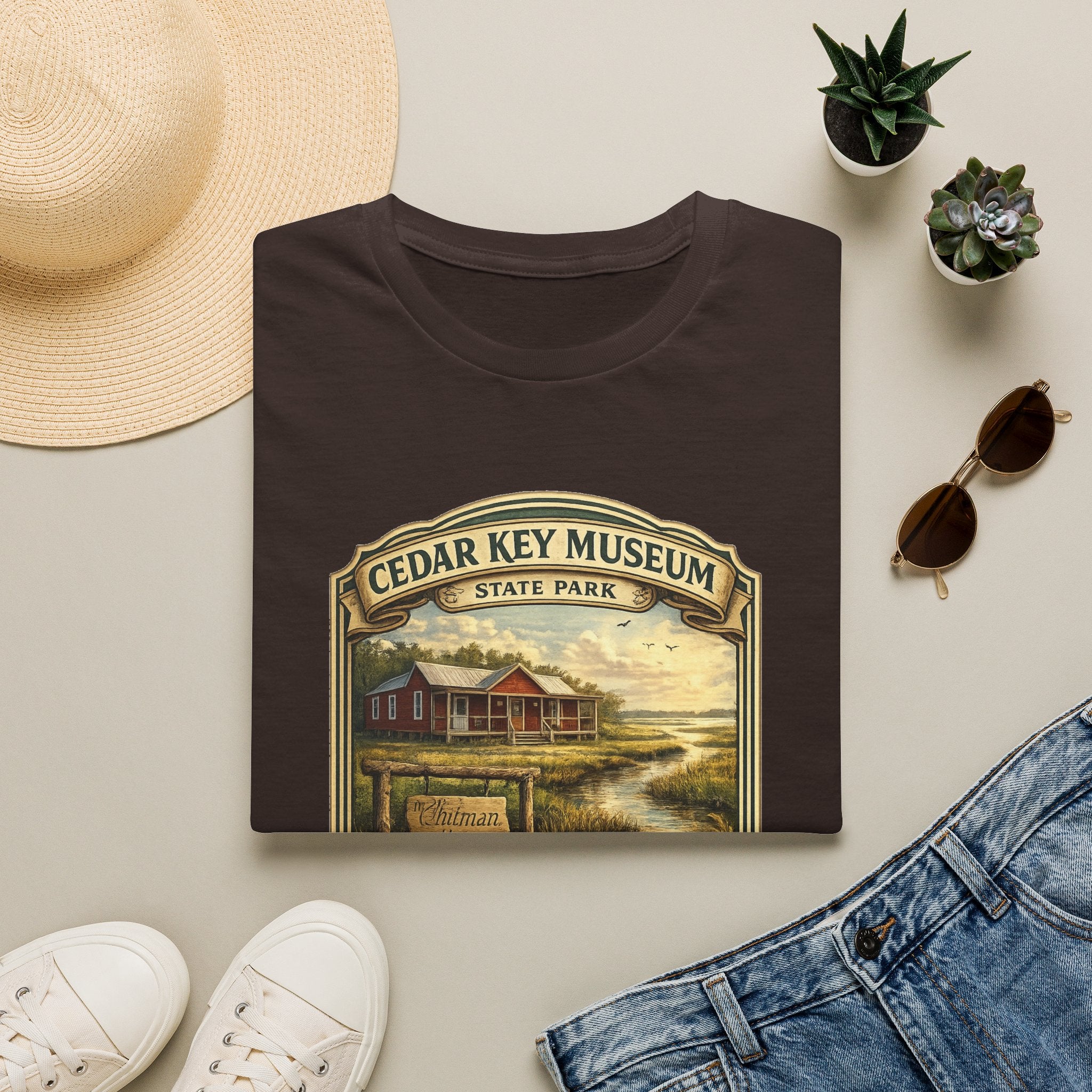 Cedar Key Museum- Retro Tee