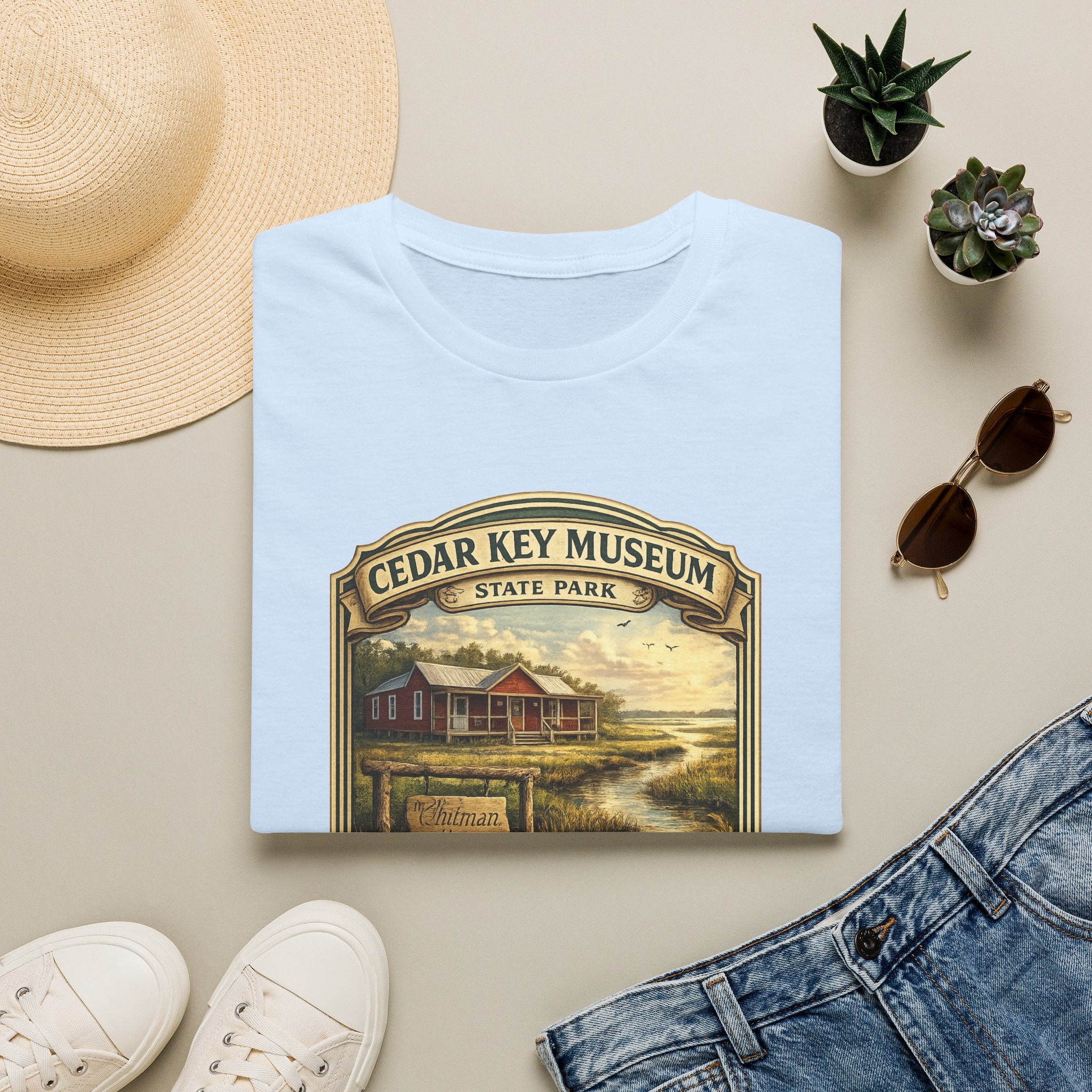 Cedar Key Museum- Retro Tee