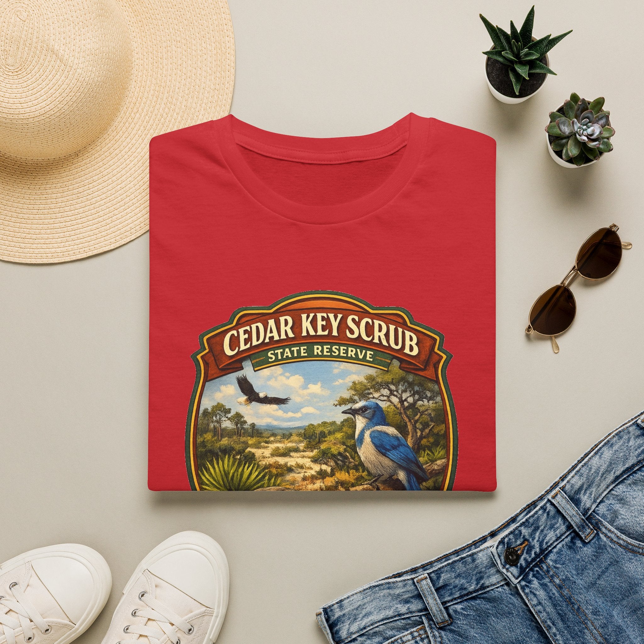 Copy of Cedar Key Scrub- Retro Tee