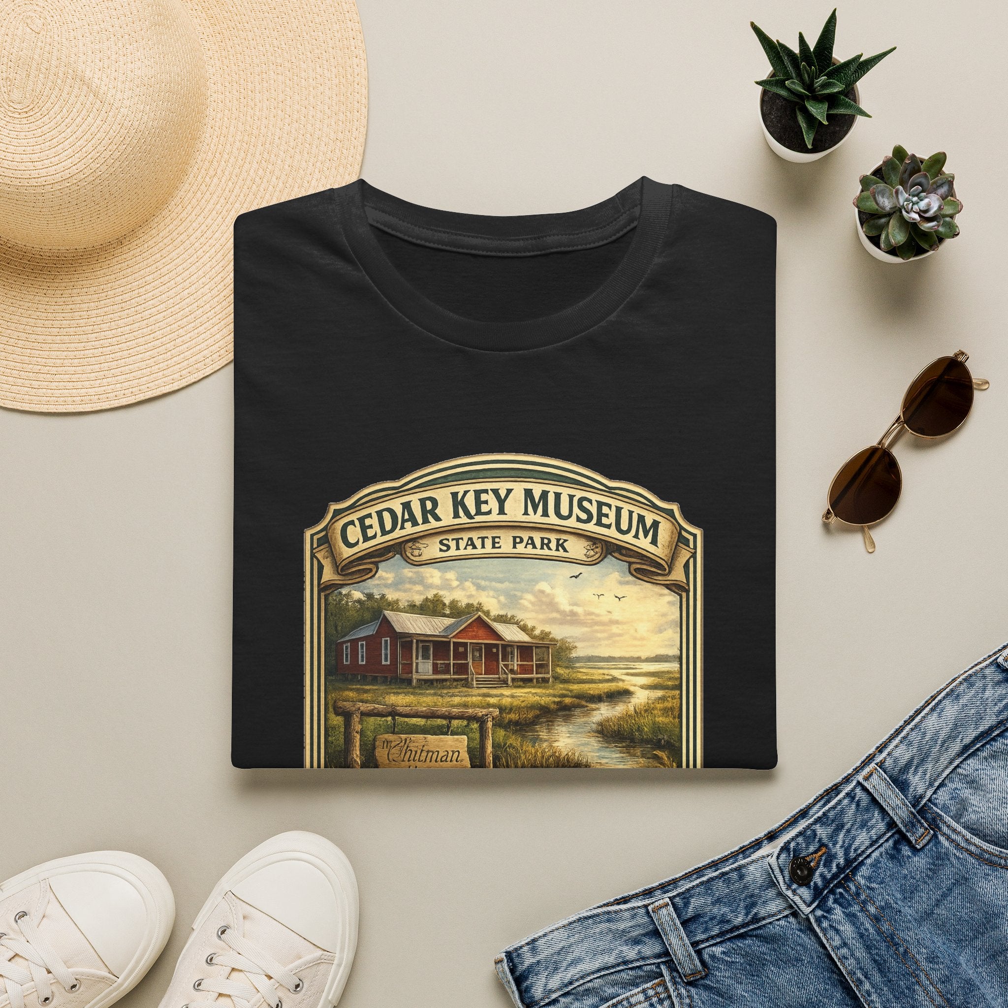 Cedar Key Museum- Retro Tee