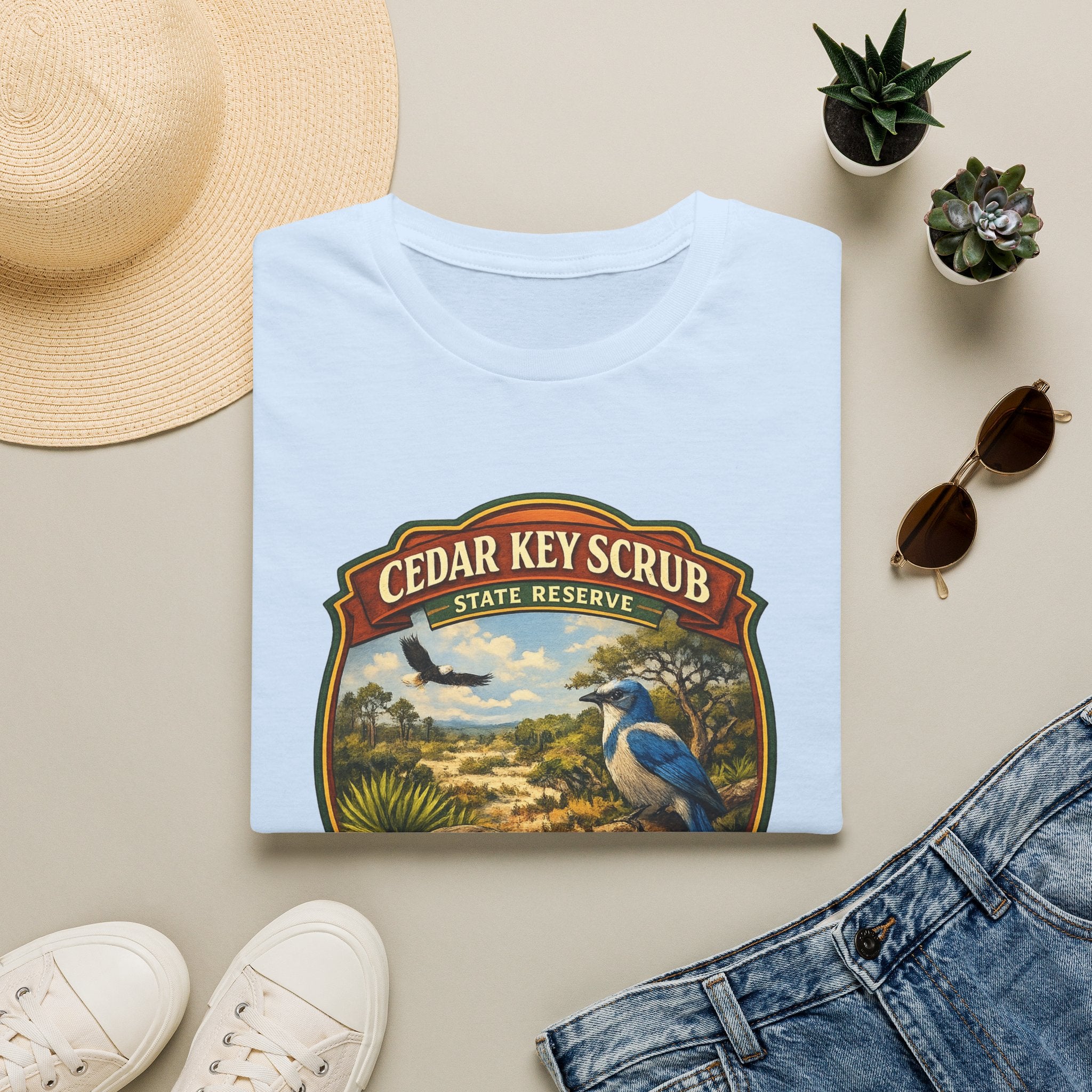 Copy of Cedar Key Scrub- Retro Tee