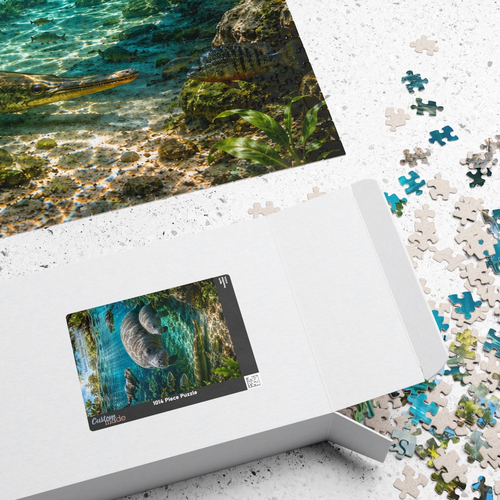 Manatee Springs Underwater Scene Puzzle — 520/1014-Pieces