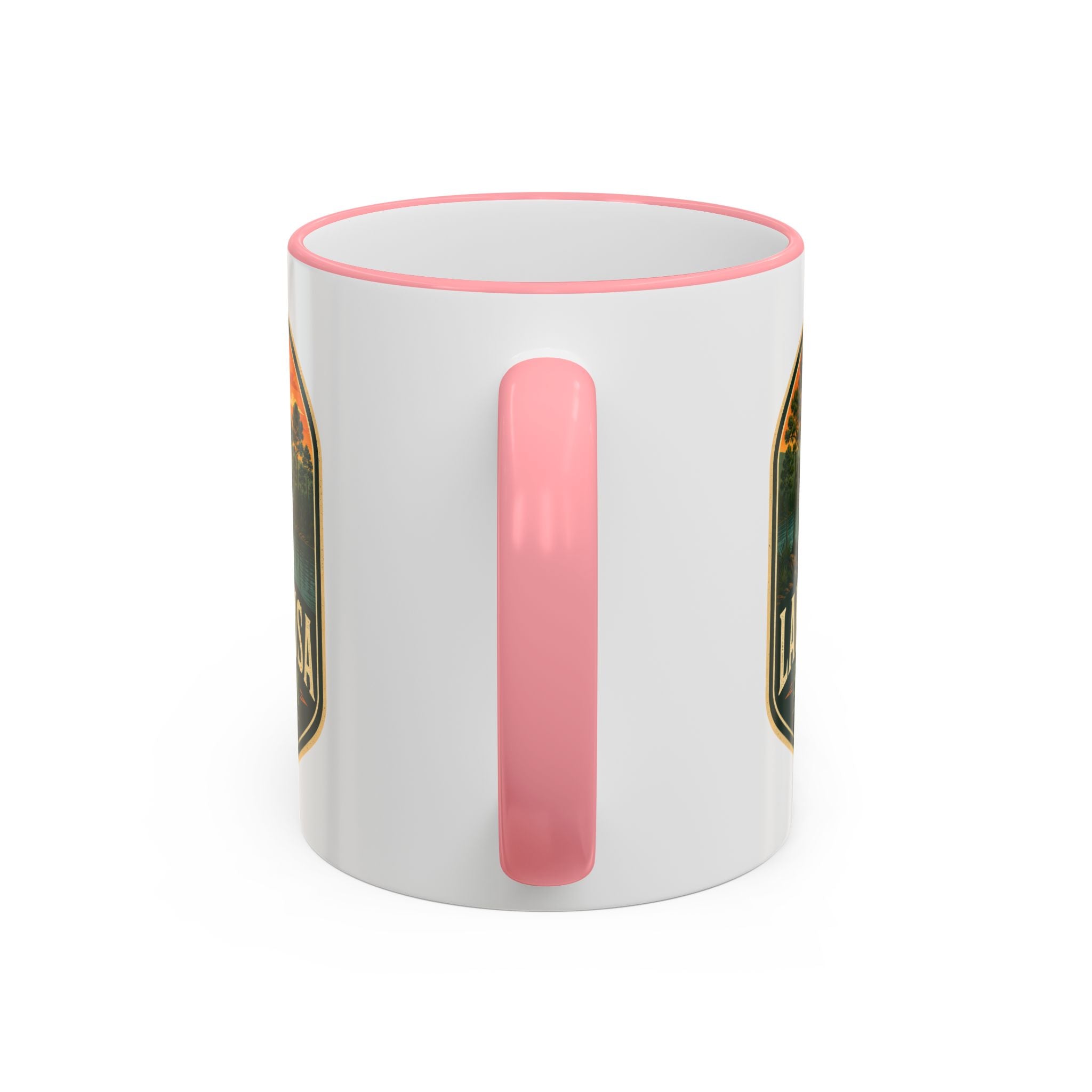 Lake Louisa Sunset Mug — Accent Rim & Handle 11oz/15oz
