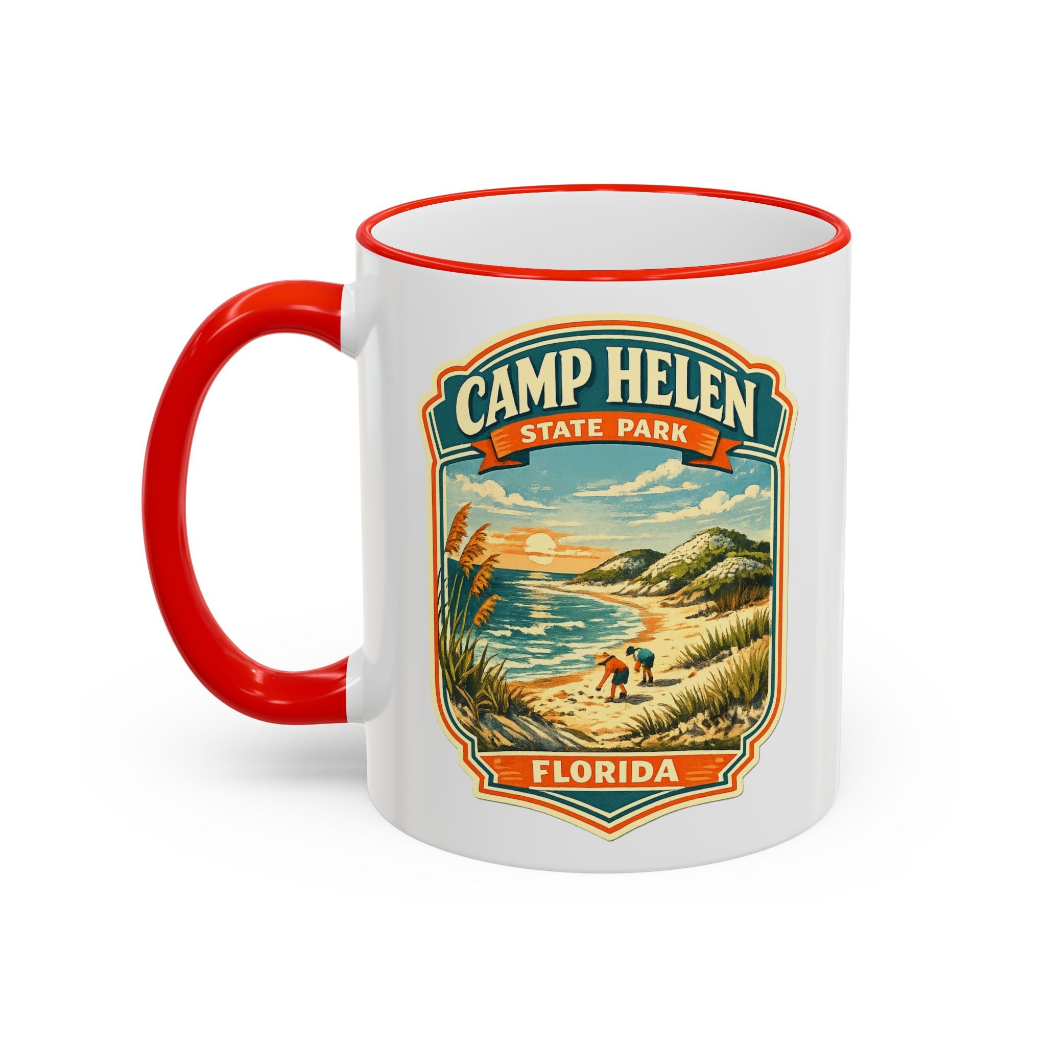 Camp Helen Accent Rim & Handle 11oz/15oz