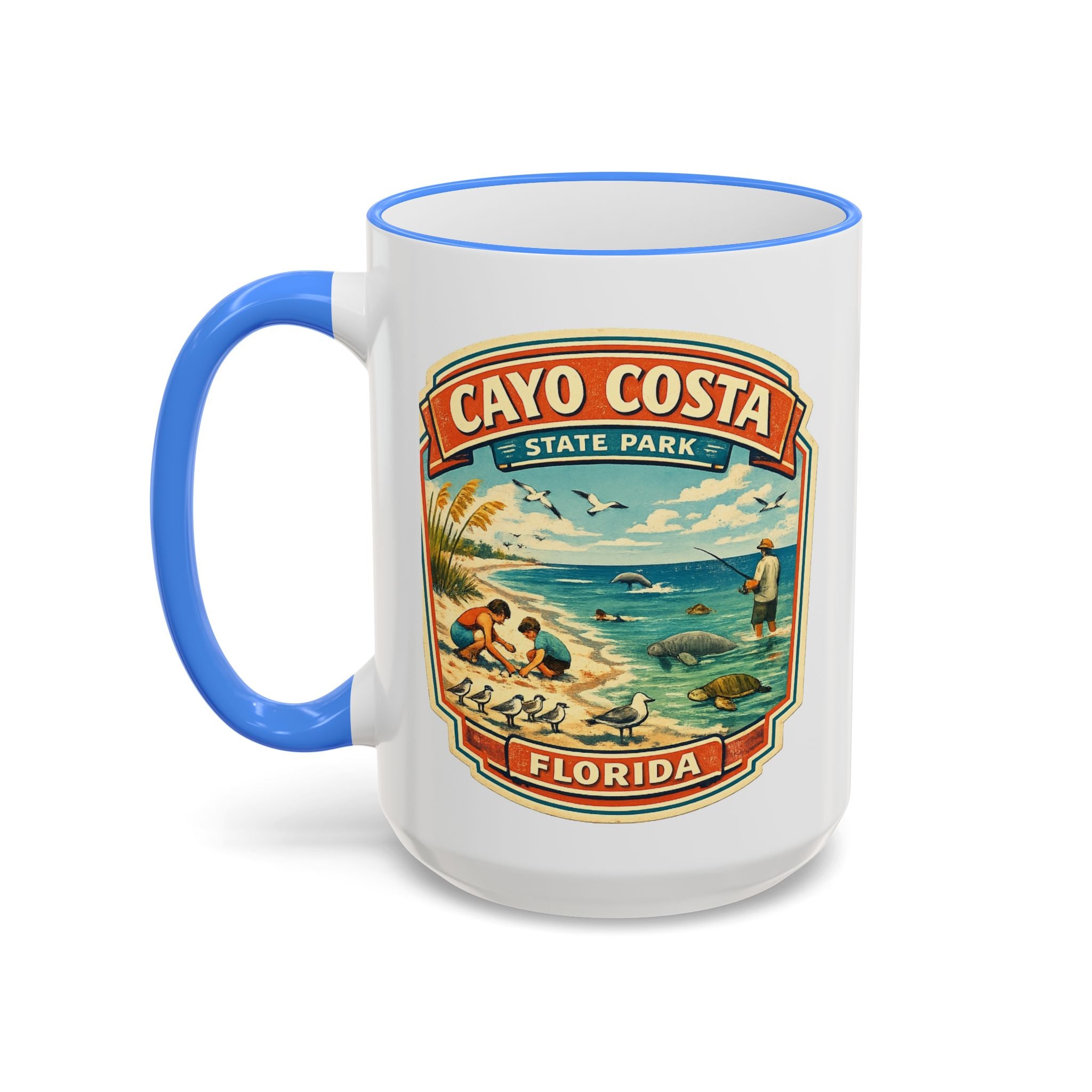 Cayo Costa Accent Rim & Handle 11oz/15oz