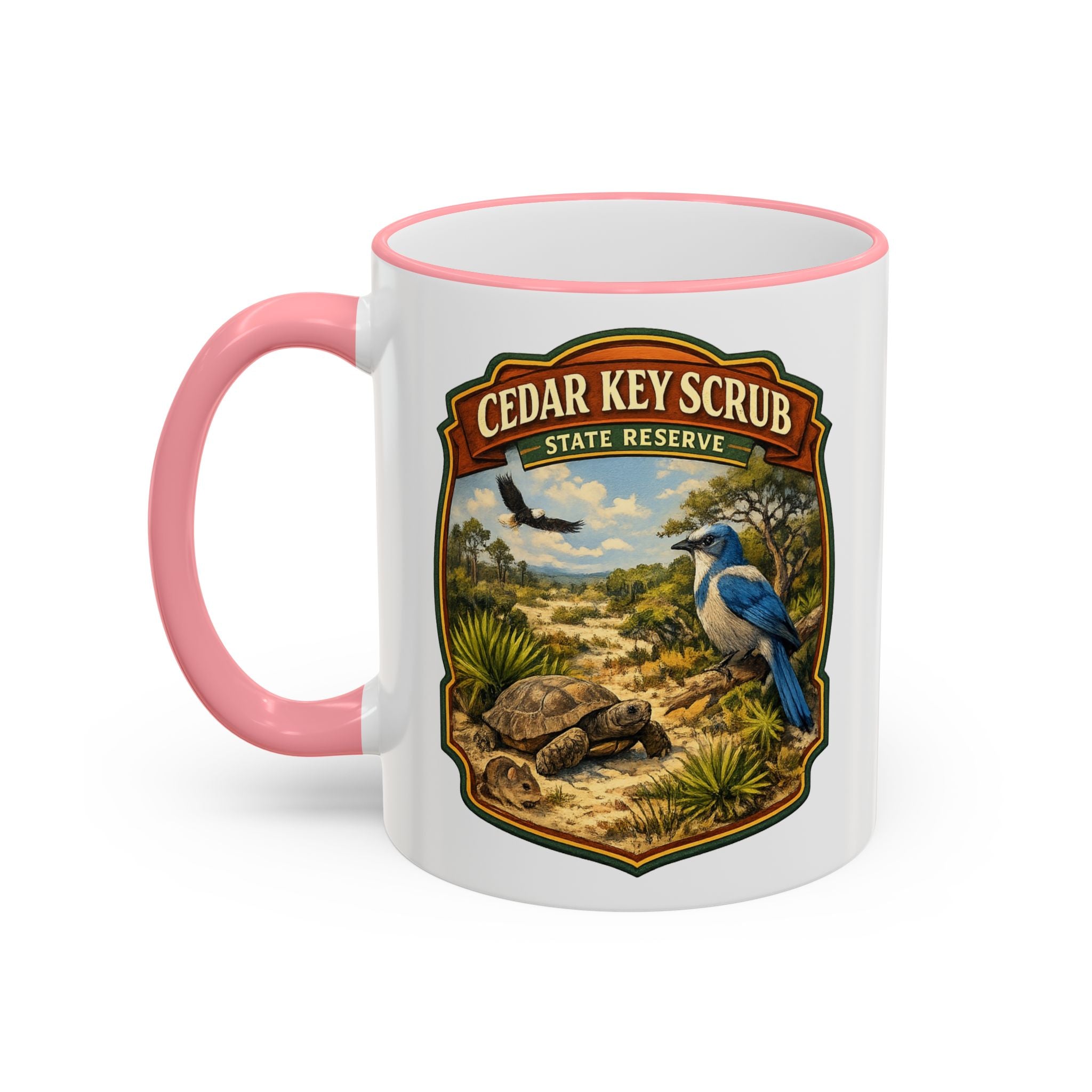 Copy of Cedar Key Scrub Accent Rim & Handle 11oz/15oz