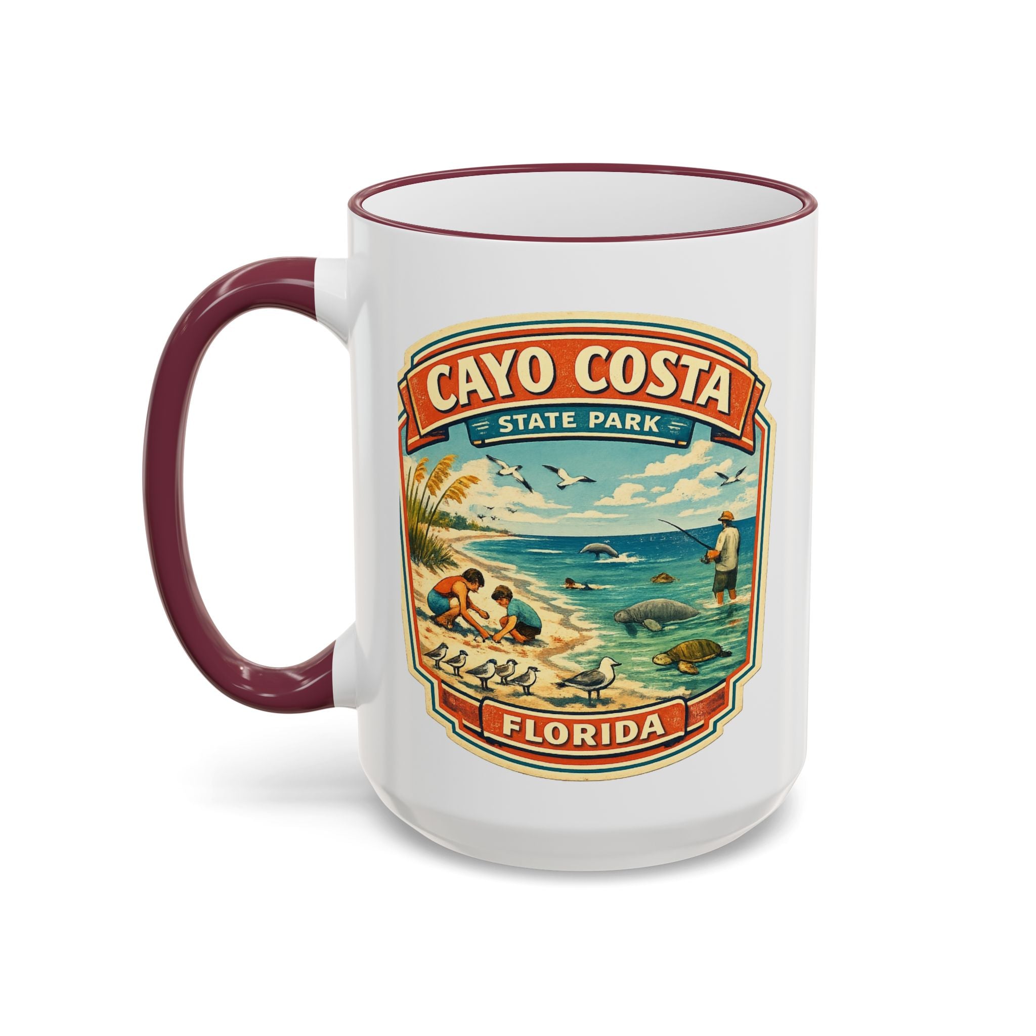 Cayo Costa Accent Rim & Handle 11oz/15oz