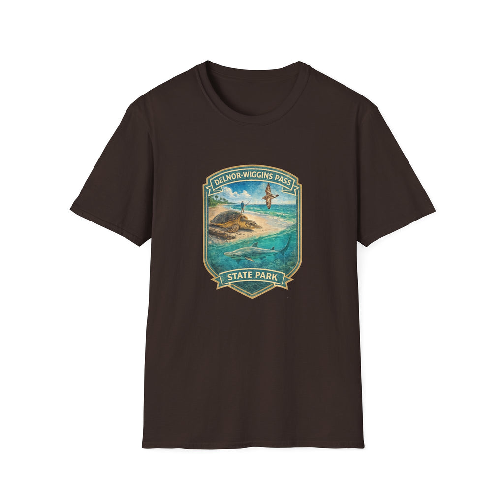 Delnor-Wiggins Pass- Retro Tee